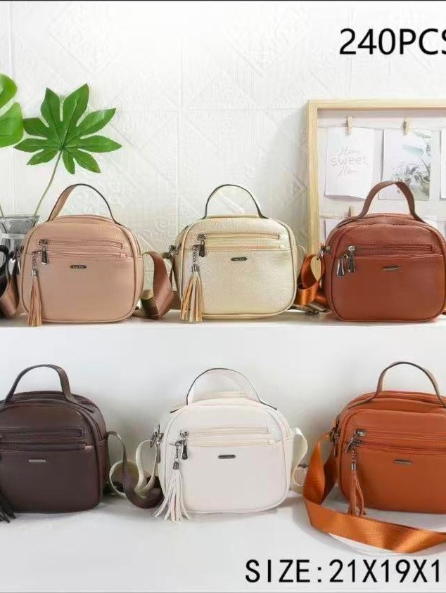 Bolsa transversal elegante e casual 12238