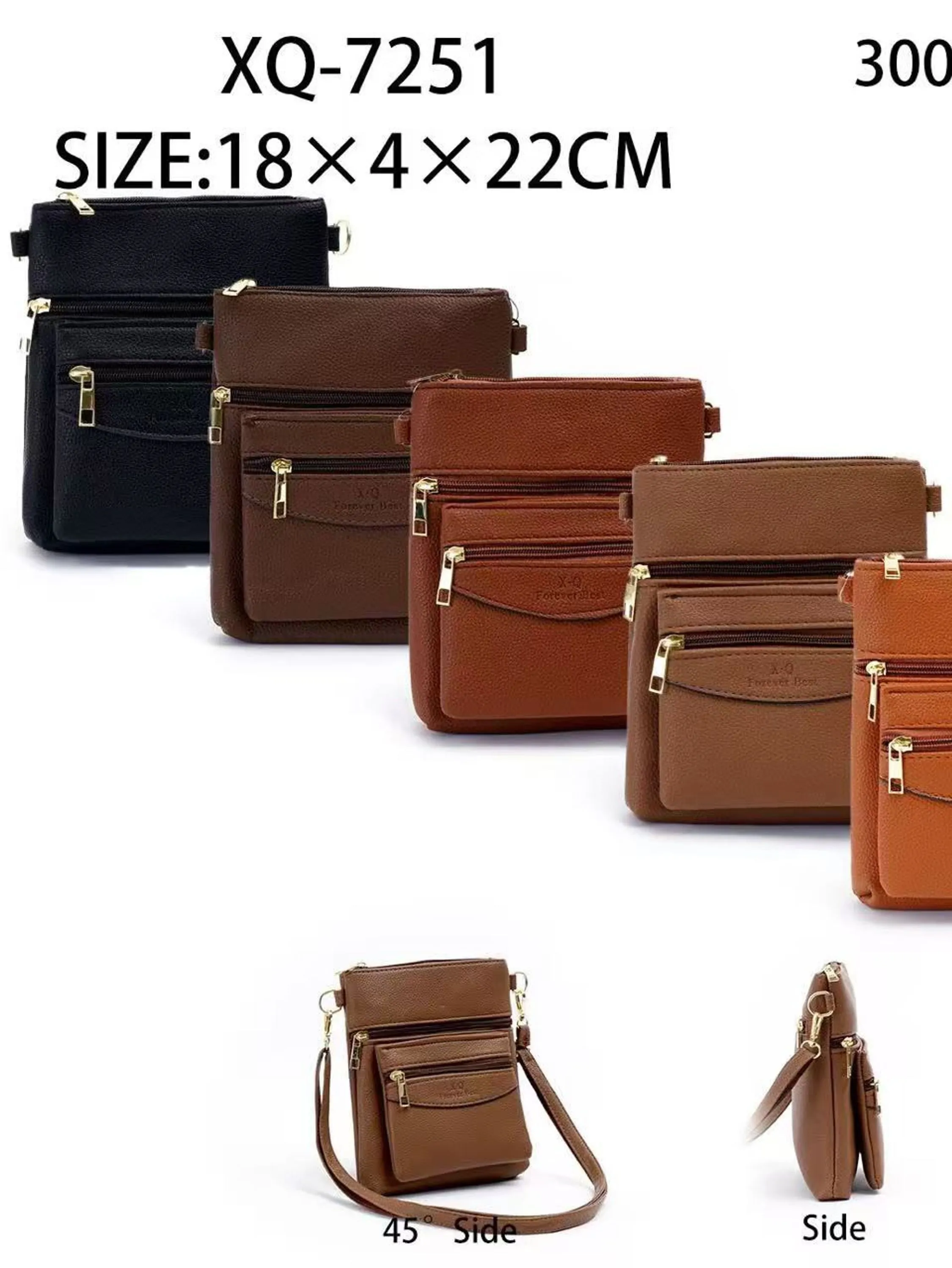 Nova bolsa transversal elegante e casual XQ-7251