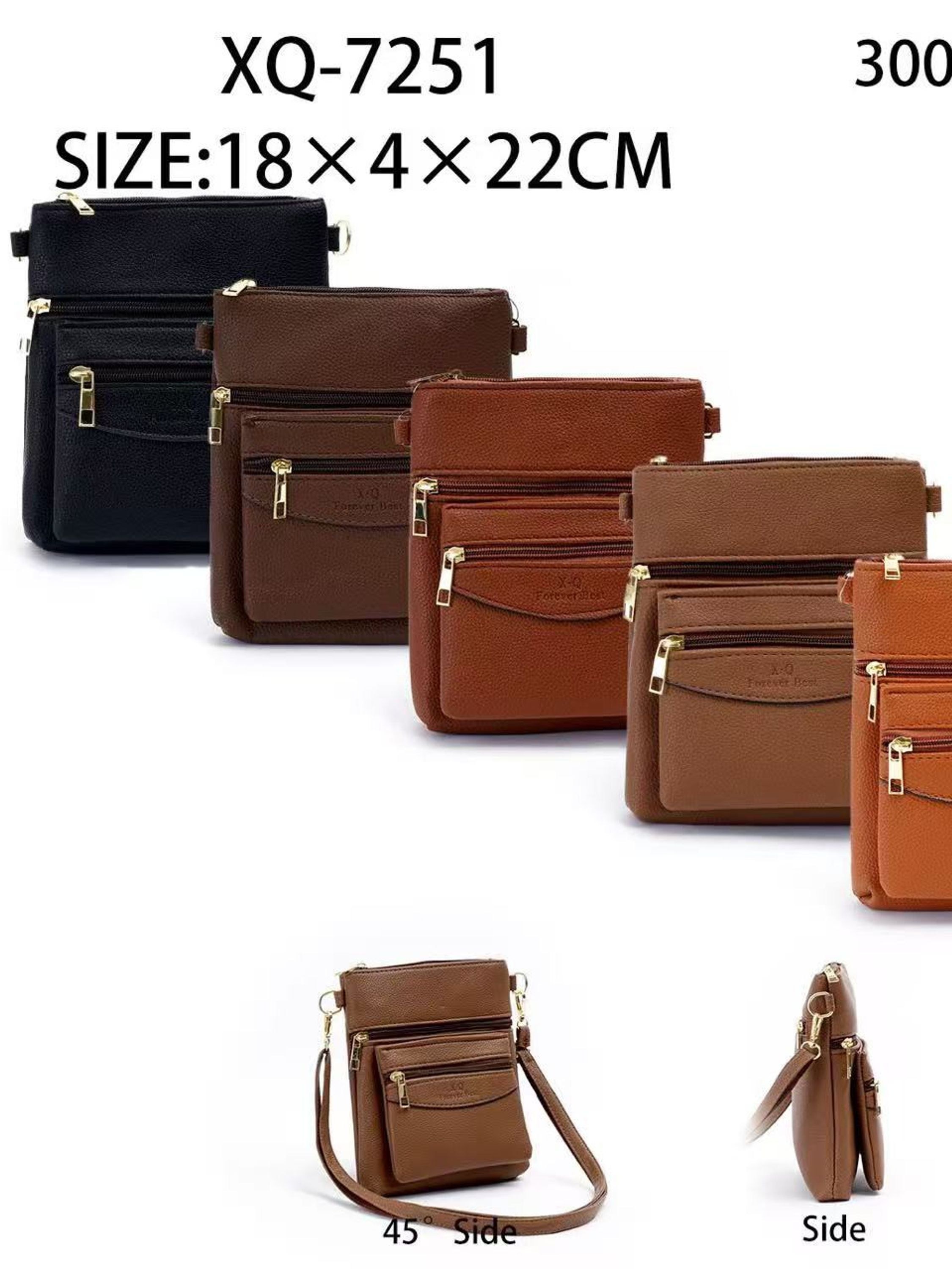 Nova bolsa transversal elegante e casual XQ-7251