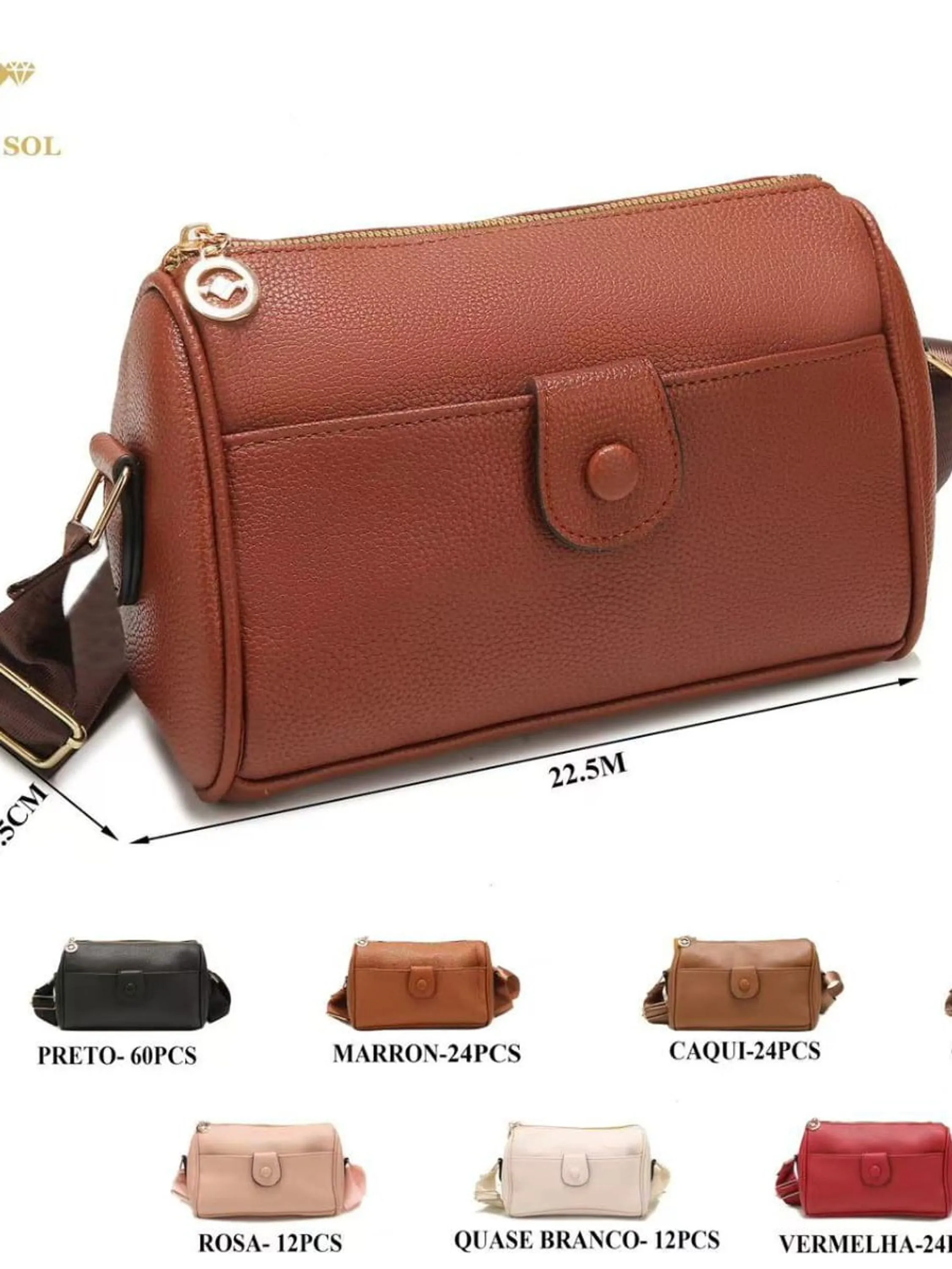 Bolsa transversal casual da moda LA330