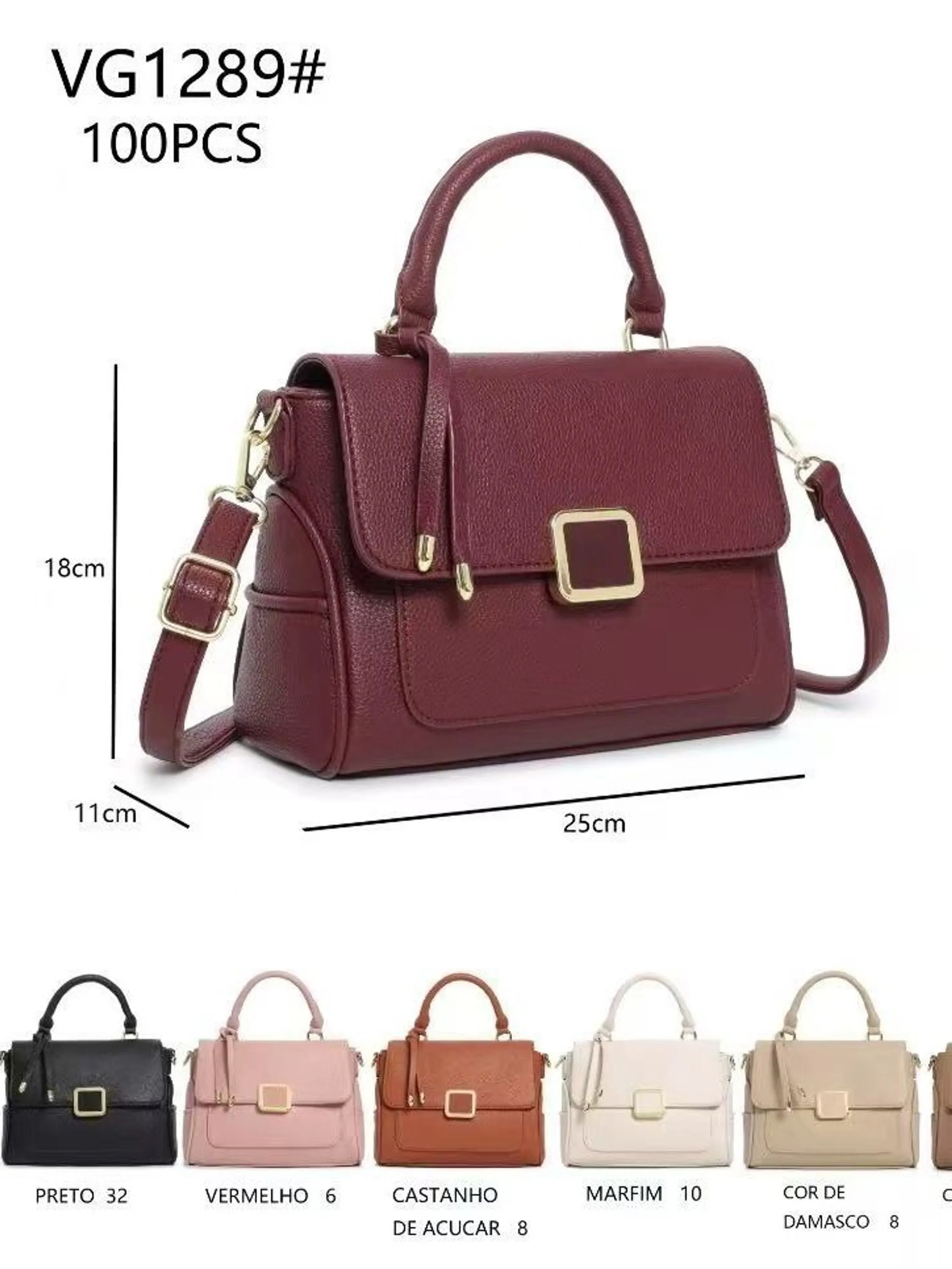 Bolsa transversal da moda VG 1289