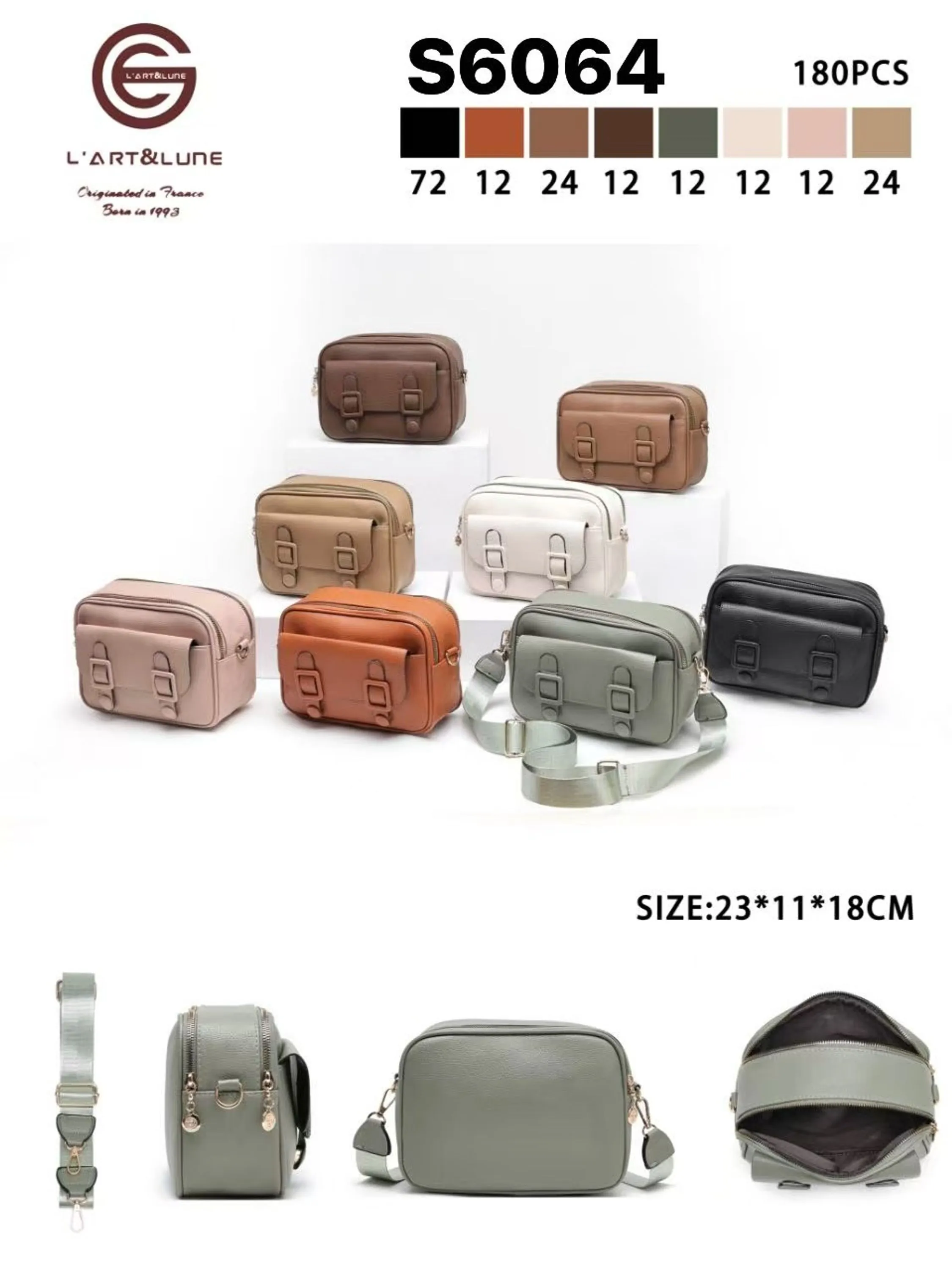 Bolsa transversal da moda S6064