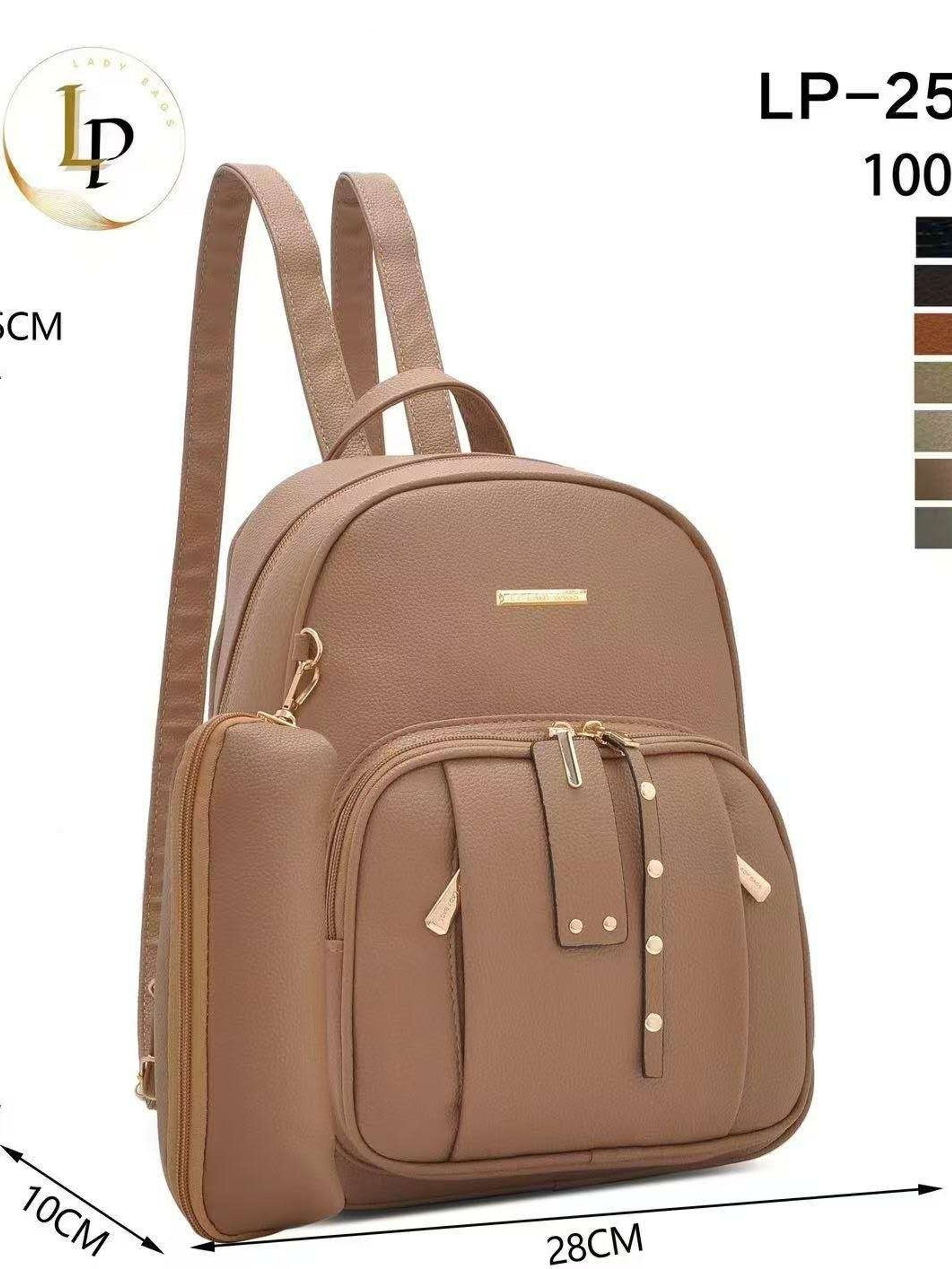 Mochila casual com estojo LP-25409