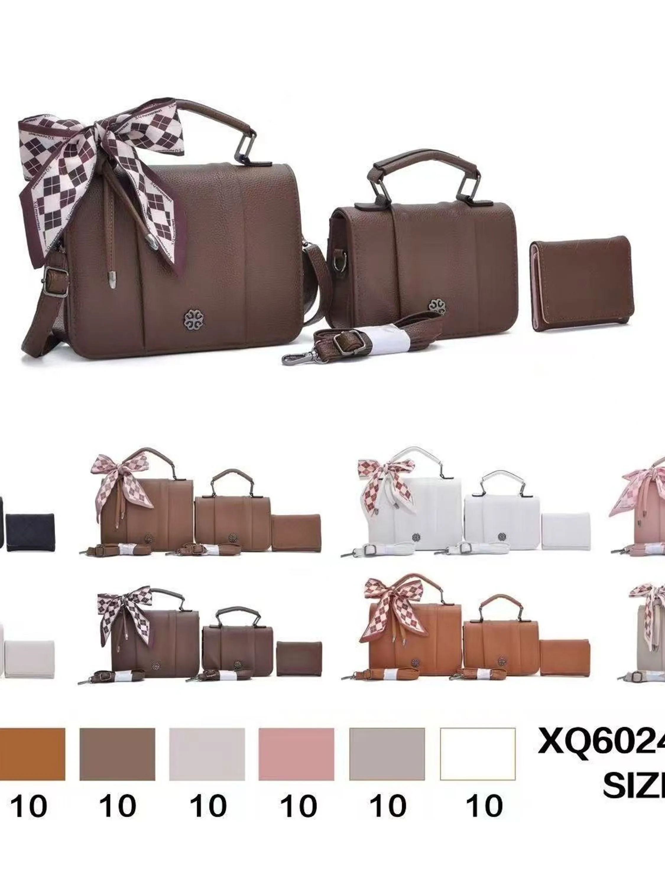 Terno elegante de duas peças com carteira XQ6024