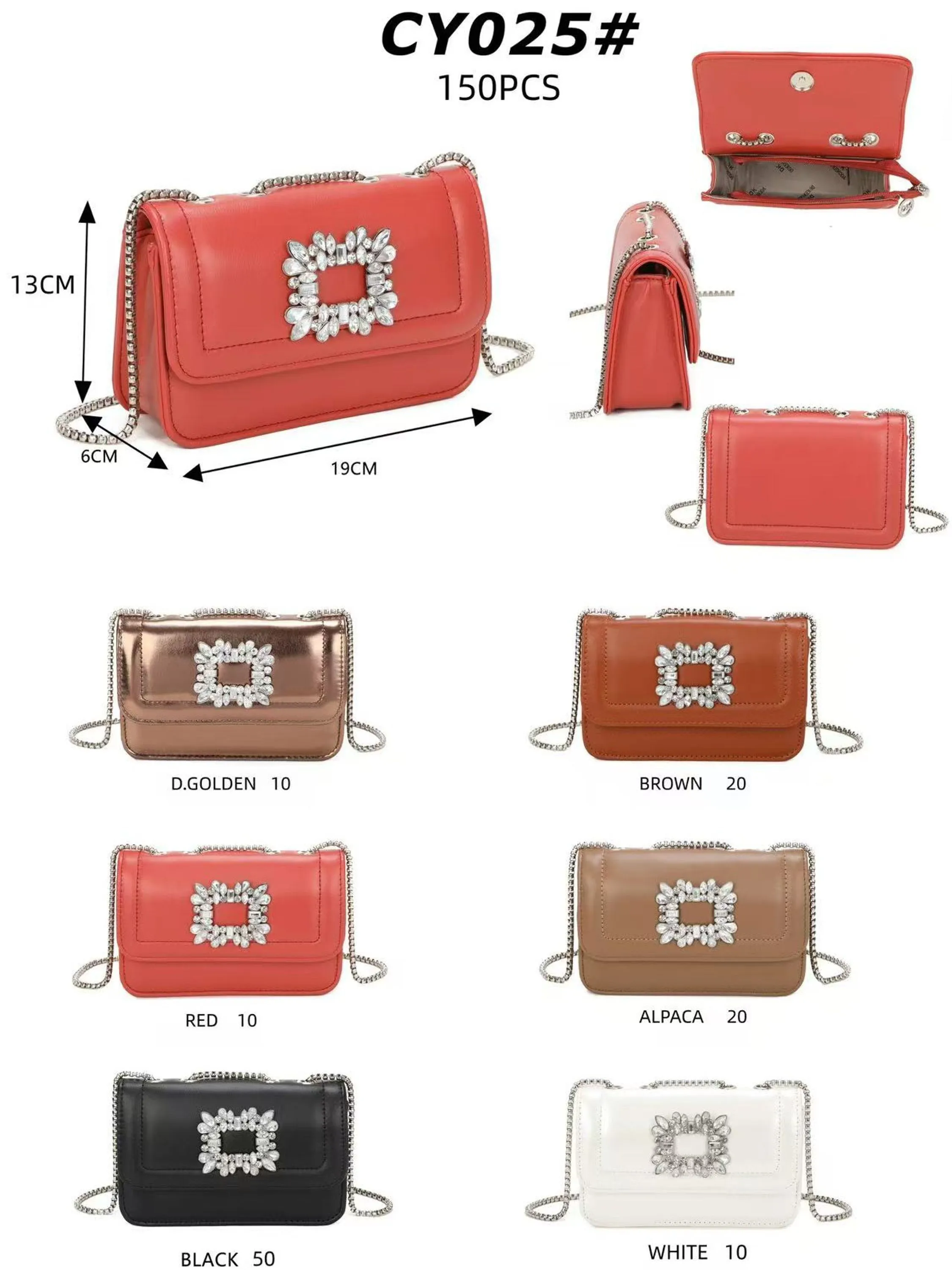 Nova bolsa de corrente elegante YC025