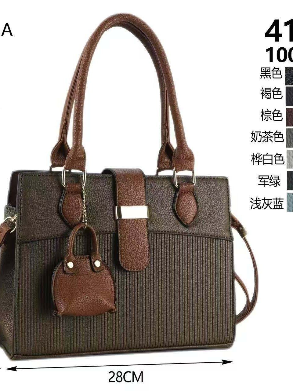 Bolsa feminina casual bicolor 4106