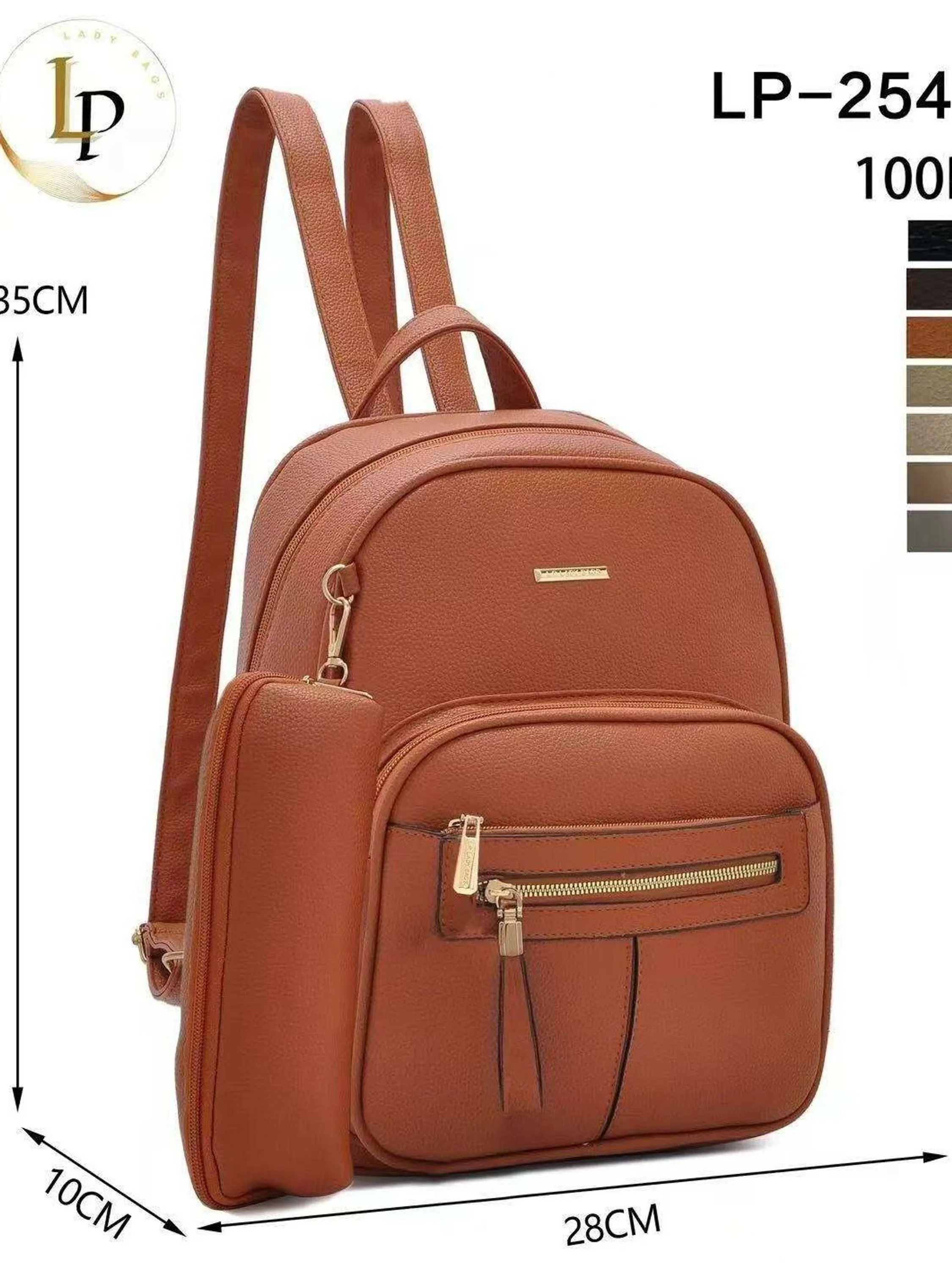Mochila casual com estojo LP-25407