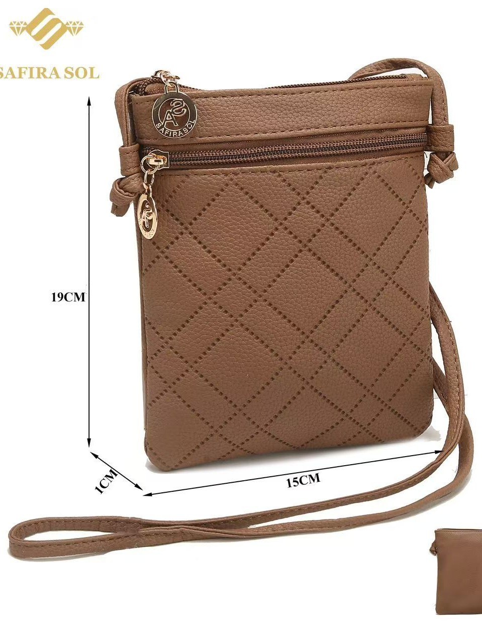 Bolsa transversal feminina casual L9029