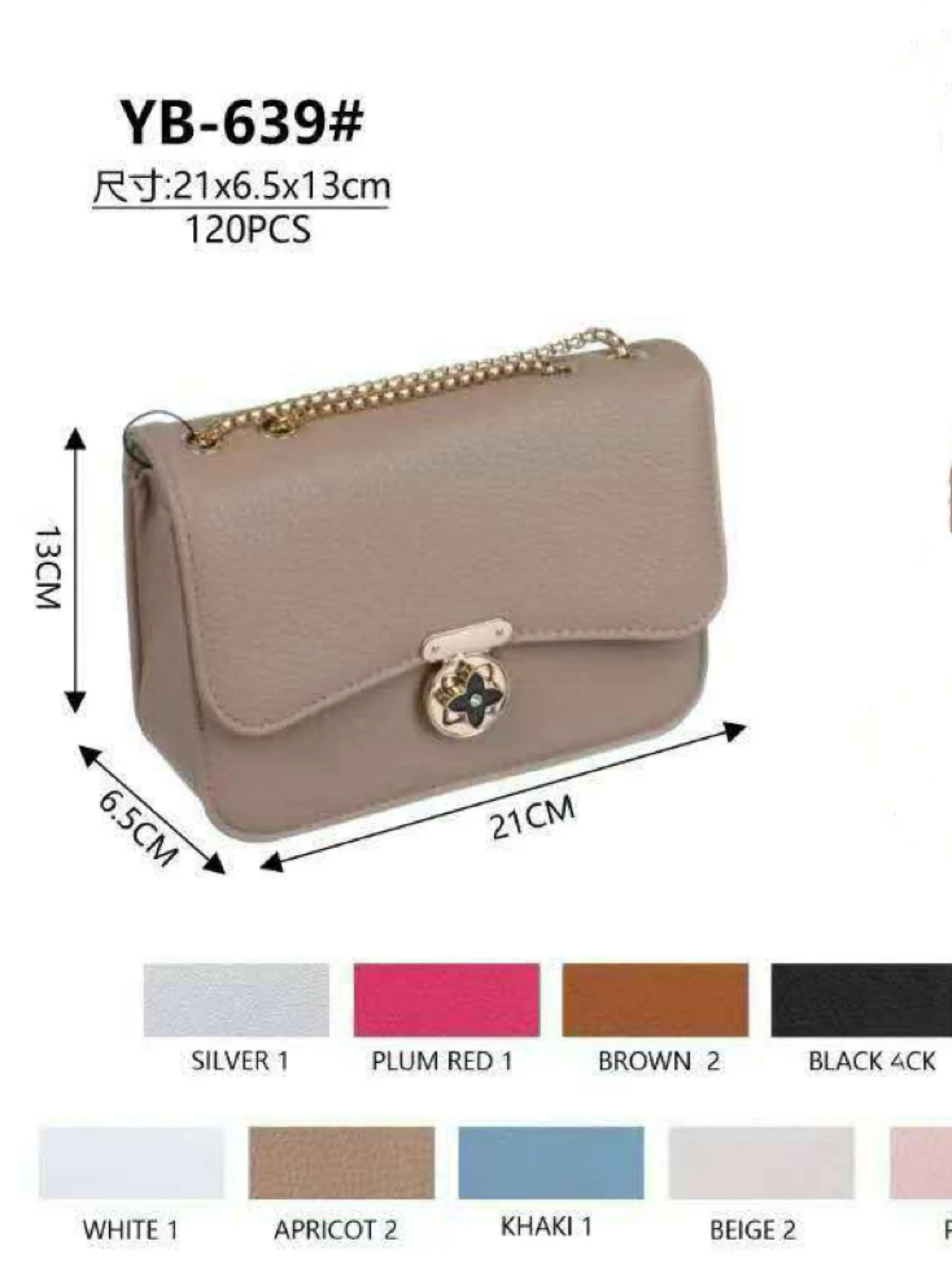 Bolsa feminina YB-639#