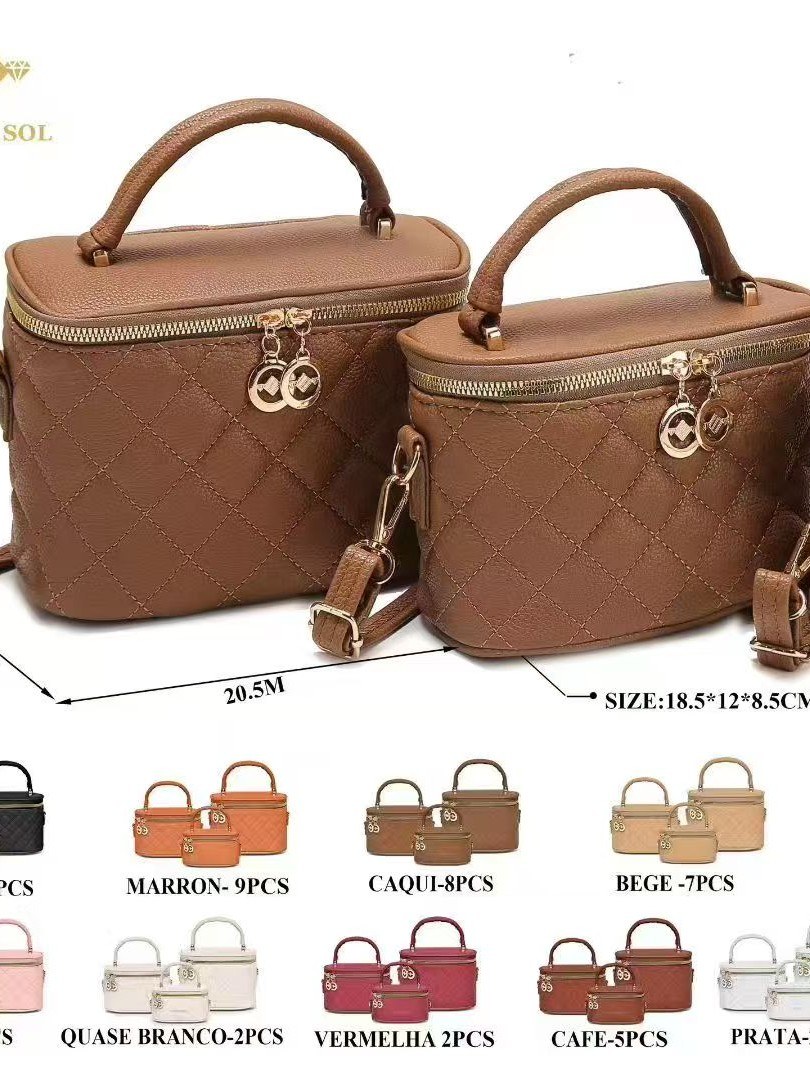 Conjunto feminino casual cilíndrico de 3 peças 105