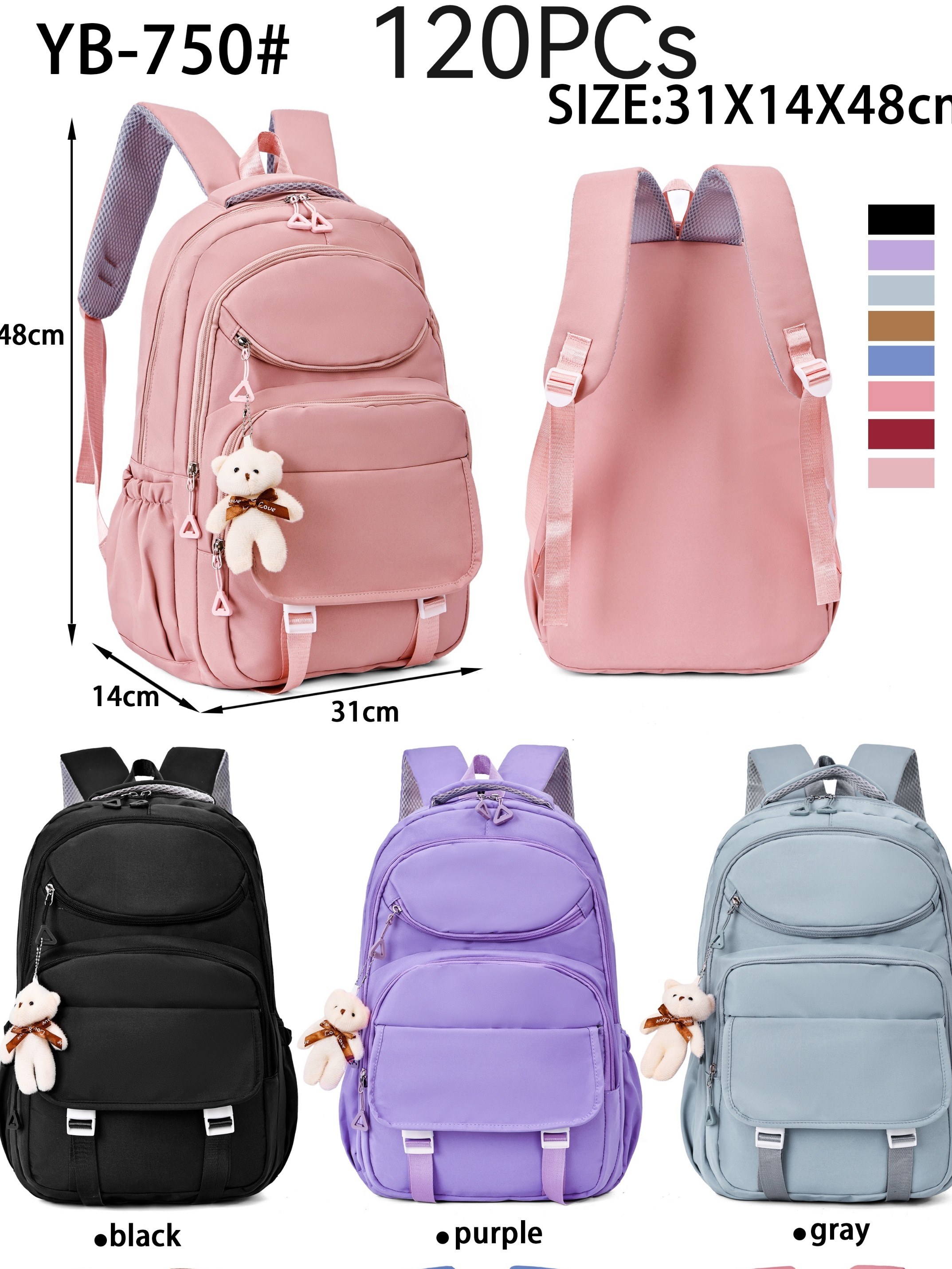 Mochila casual e estilosa YB-750
