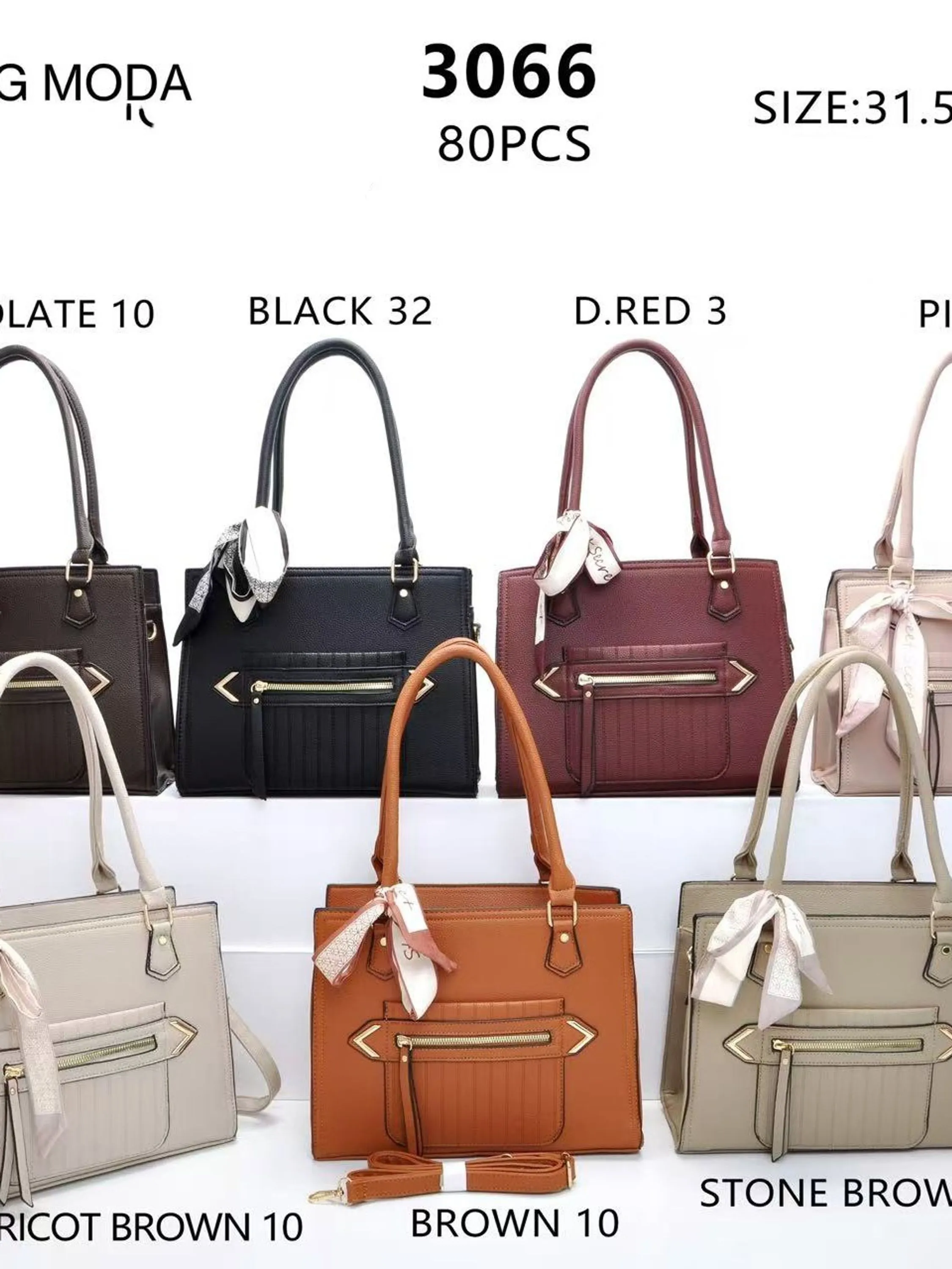 Bolsa feminina casual da moda 3066