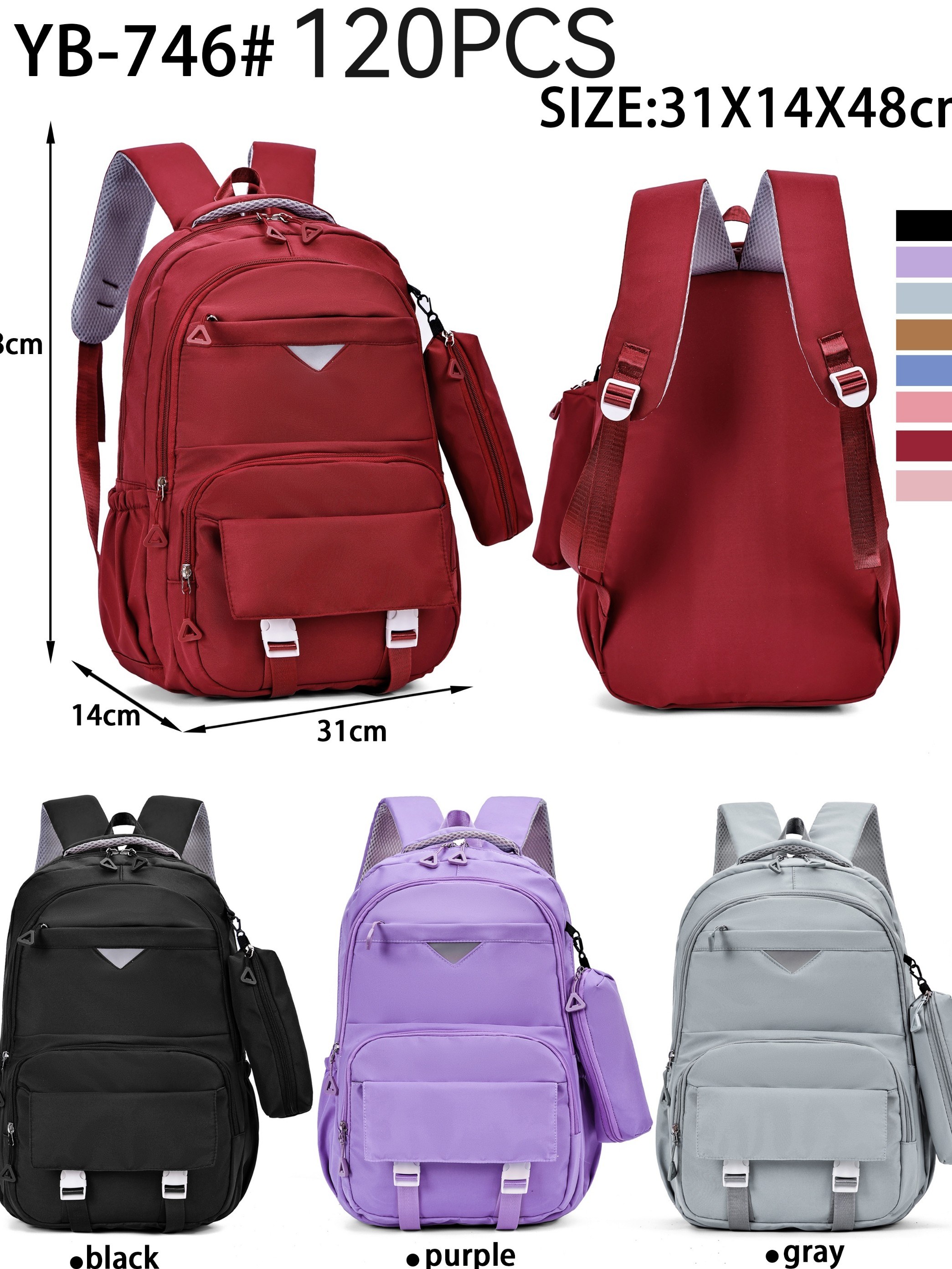 Mochila casual e estilosa YB-746