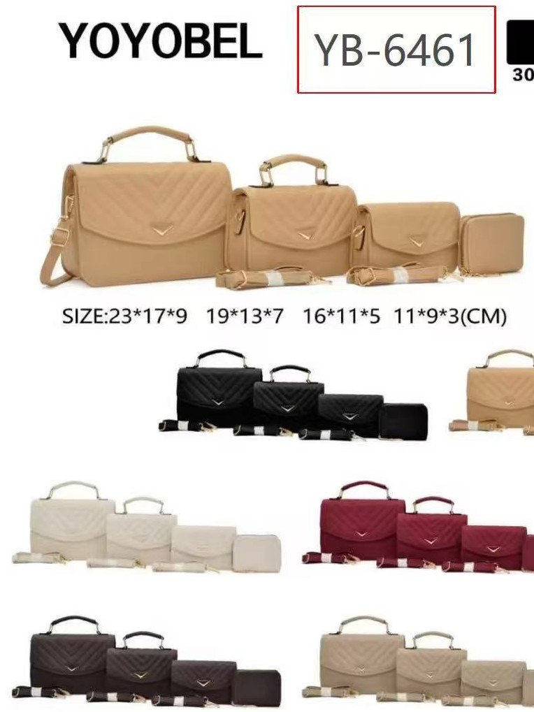 Bolsas femininas modernas e casuais kit 6461