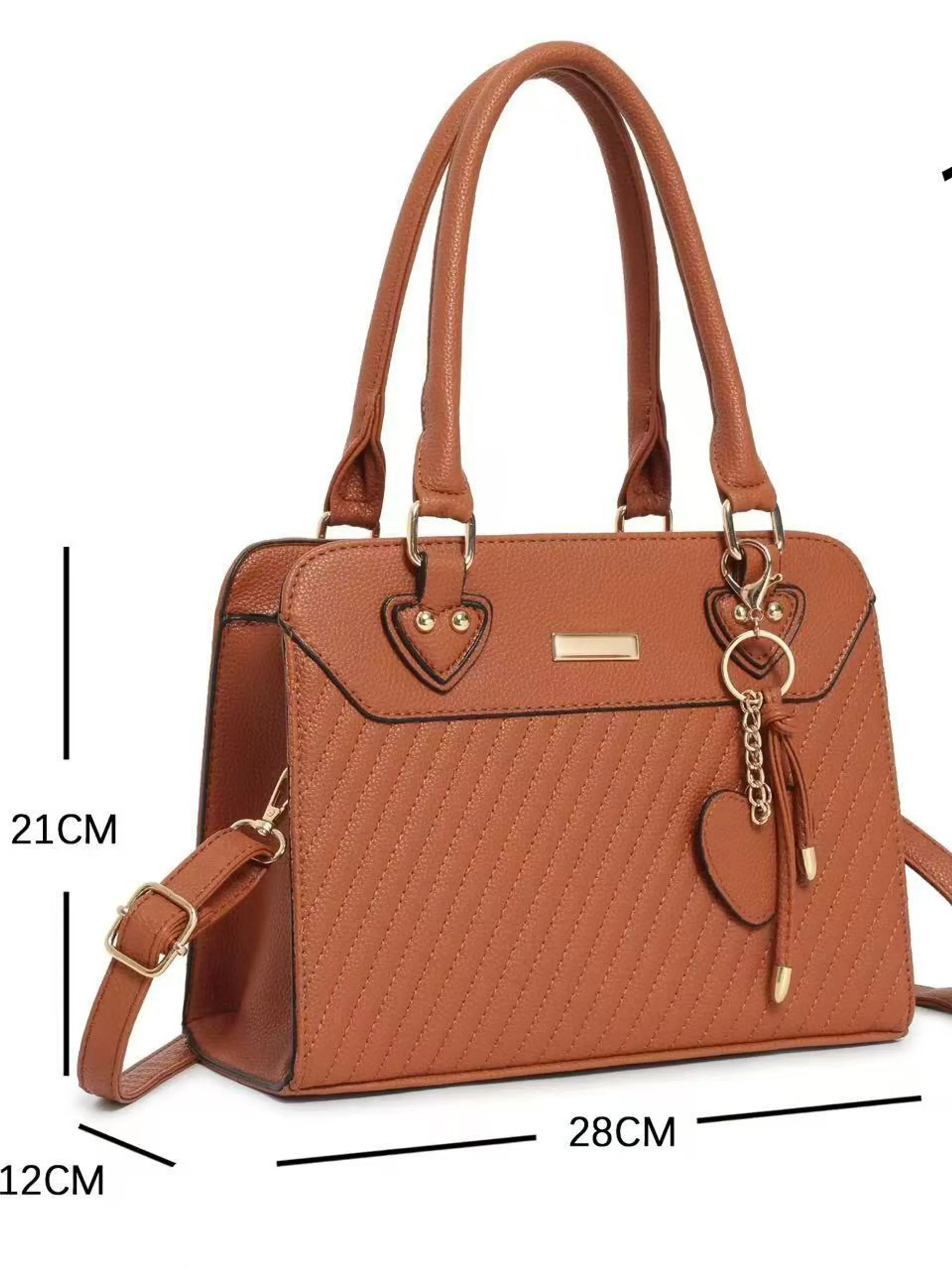 Bolsa feminina casual e moderna com chaveiro.C-50