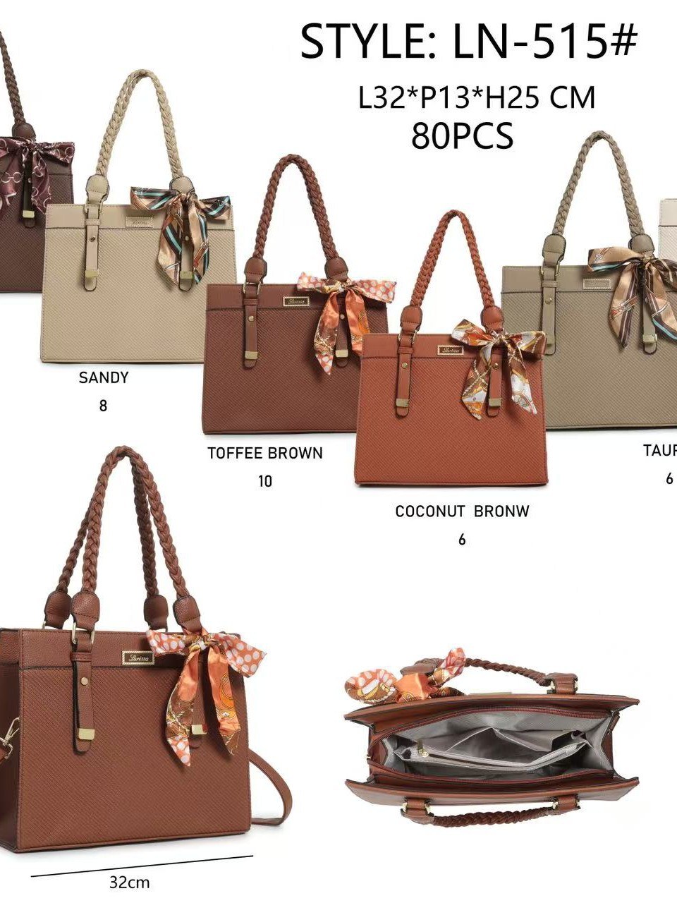 Bolsas femininas modernas e casuais LN-515