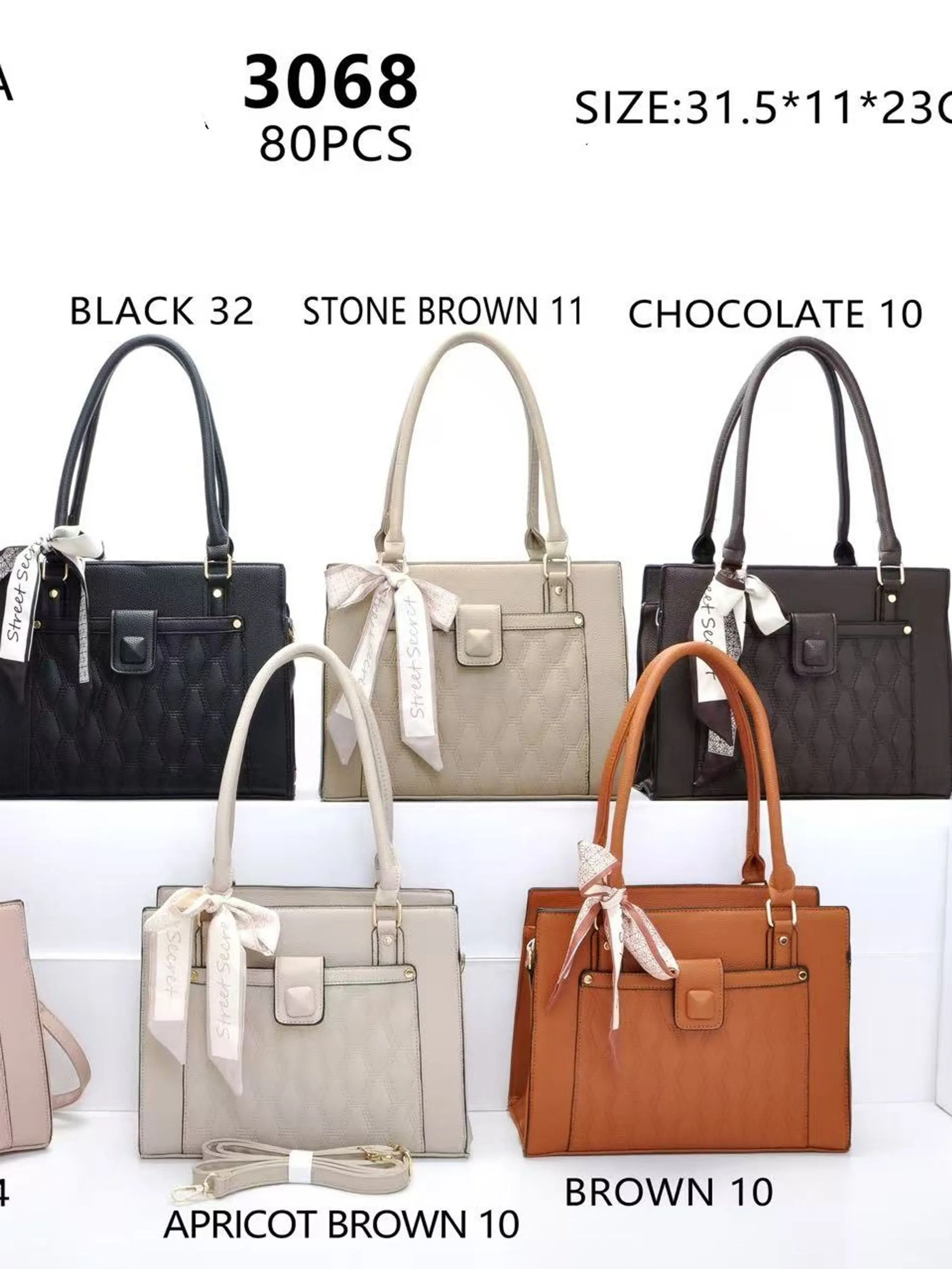 Bolsa feminina casual da moda 3068