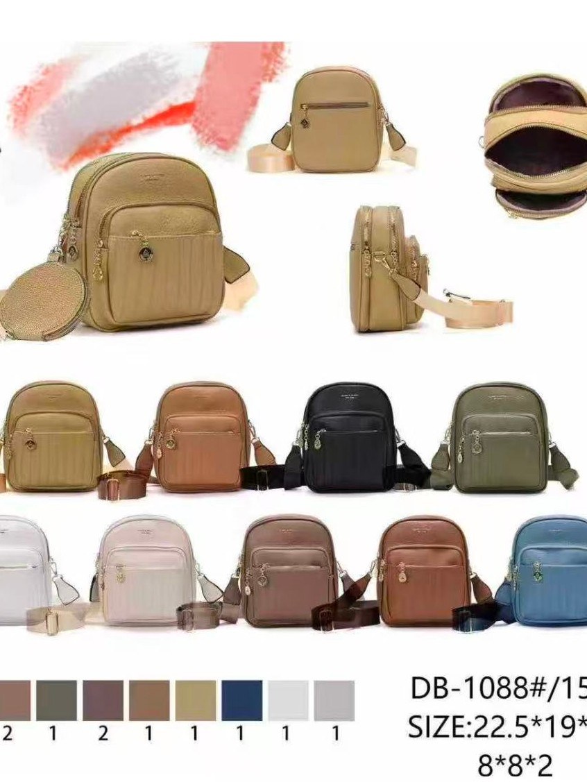 Bolsa transversal elegante e casual 1088