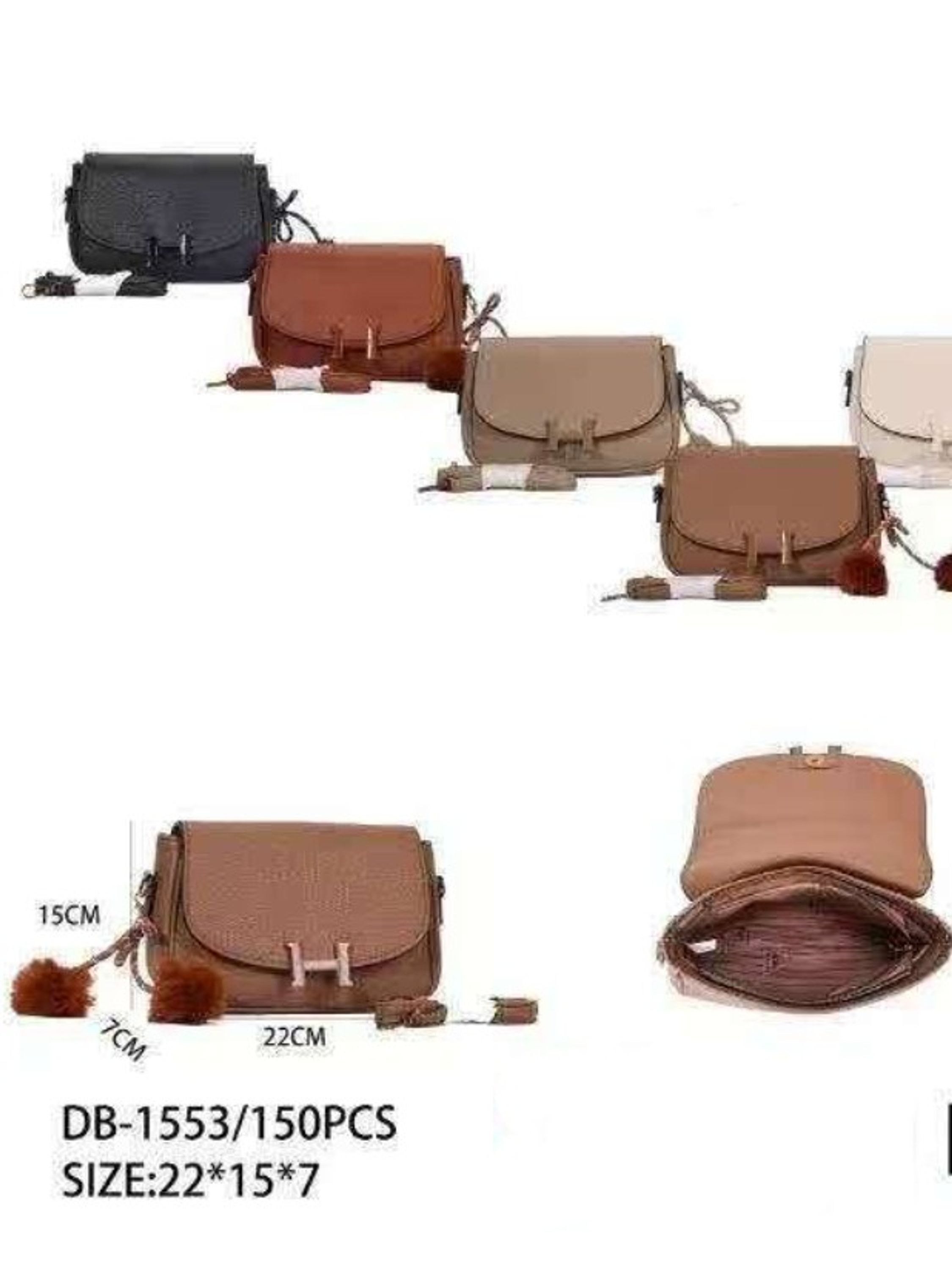 Bolsa feminina casual da moda com chaveiro DB-1553