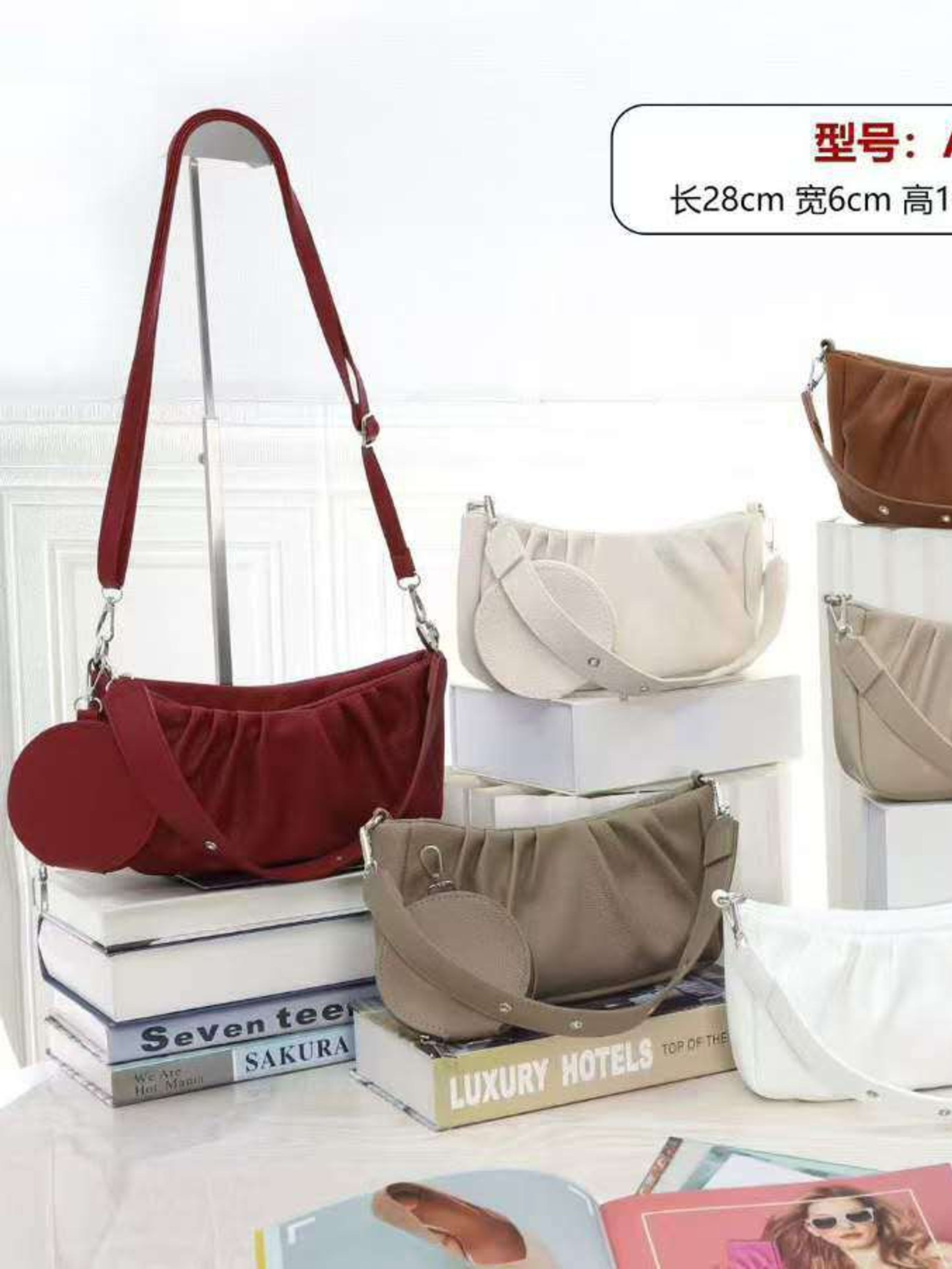 Bolsa casual feminina com carteira AL-1369