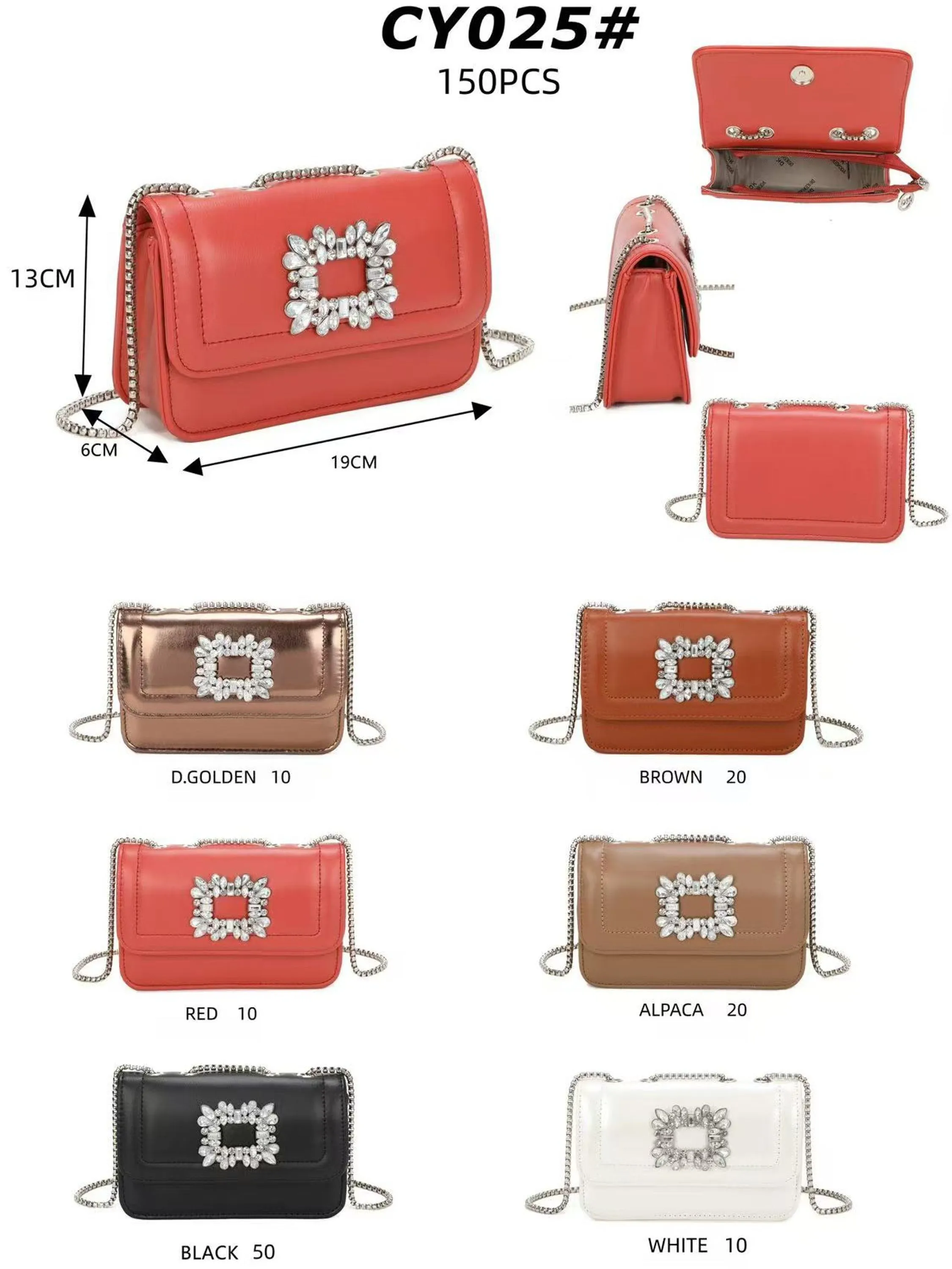 Nova bolsa de corrente elegante YC025