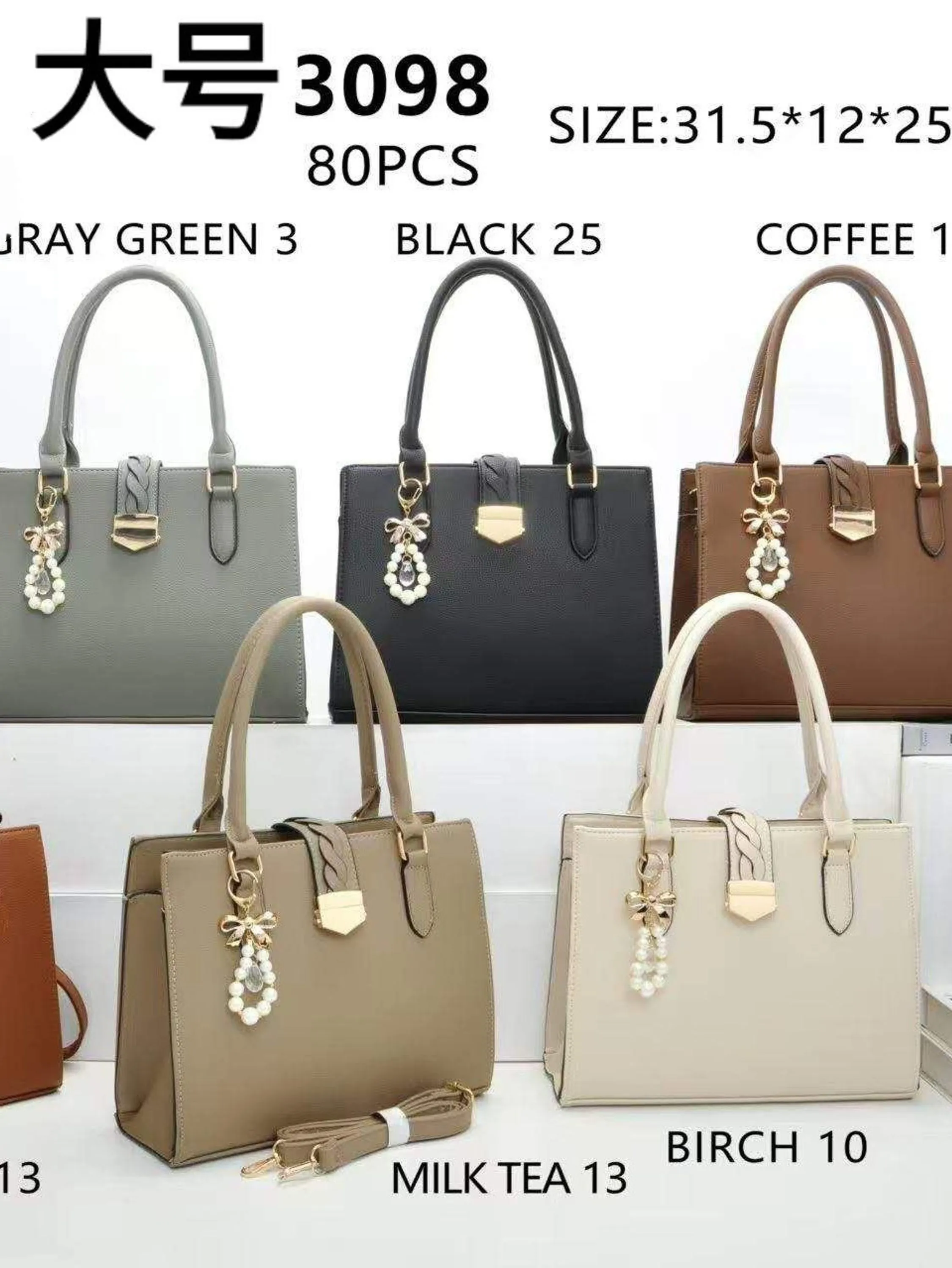 Bolsas casuais femininas da moda 3098