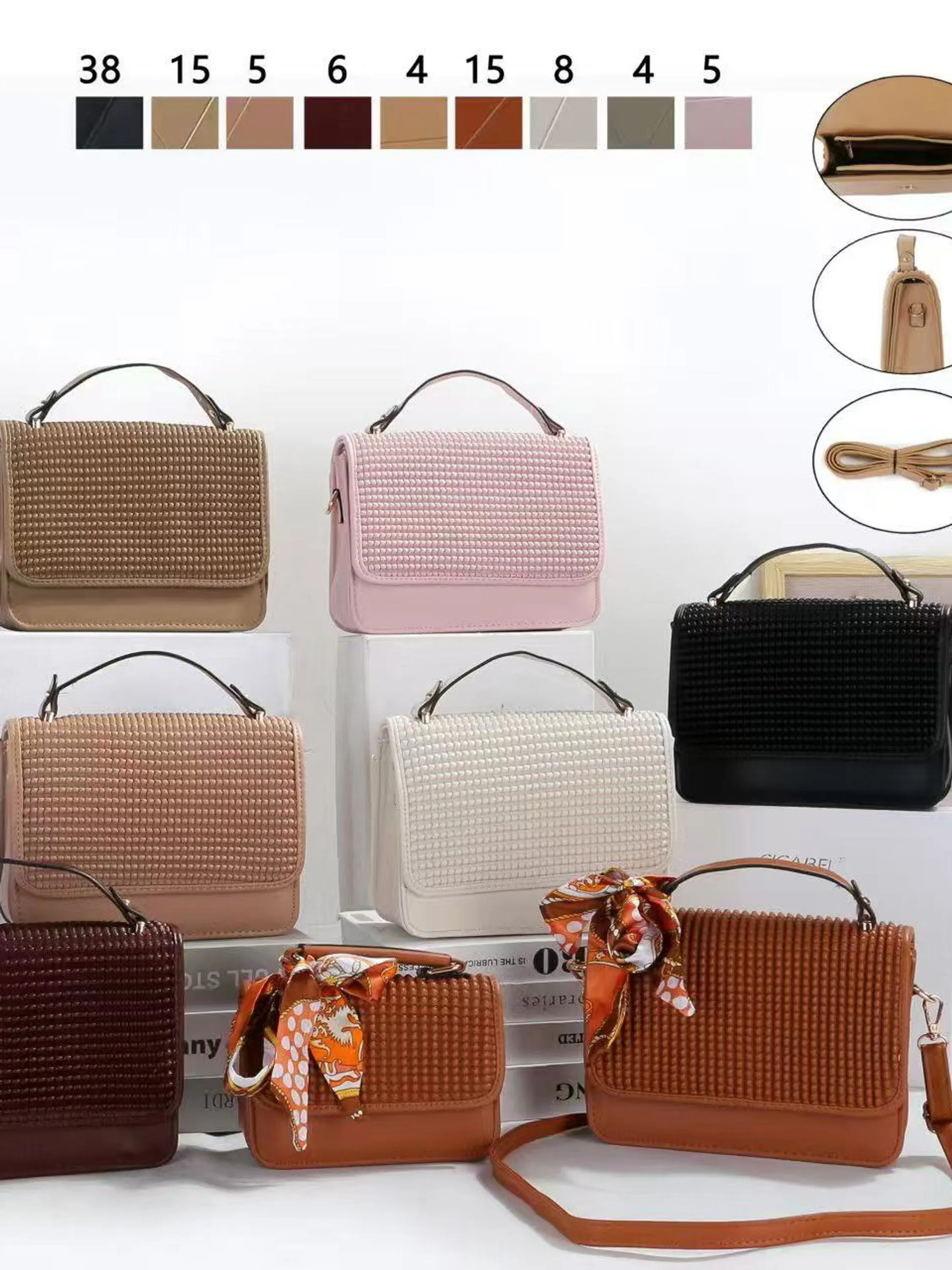 Bolsa feminina casual da moda, conjunto de duas peças SX6025