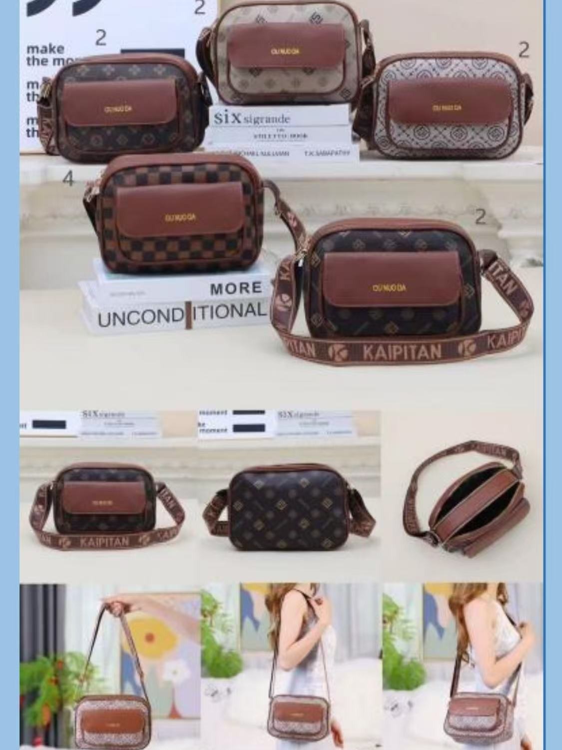 Bolsas femininas modernas e casuais 99026