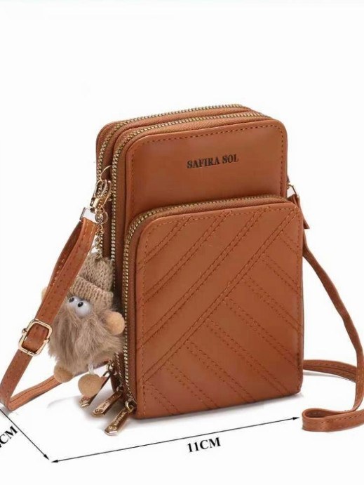 Bolsa transversal feminina casual LT580