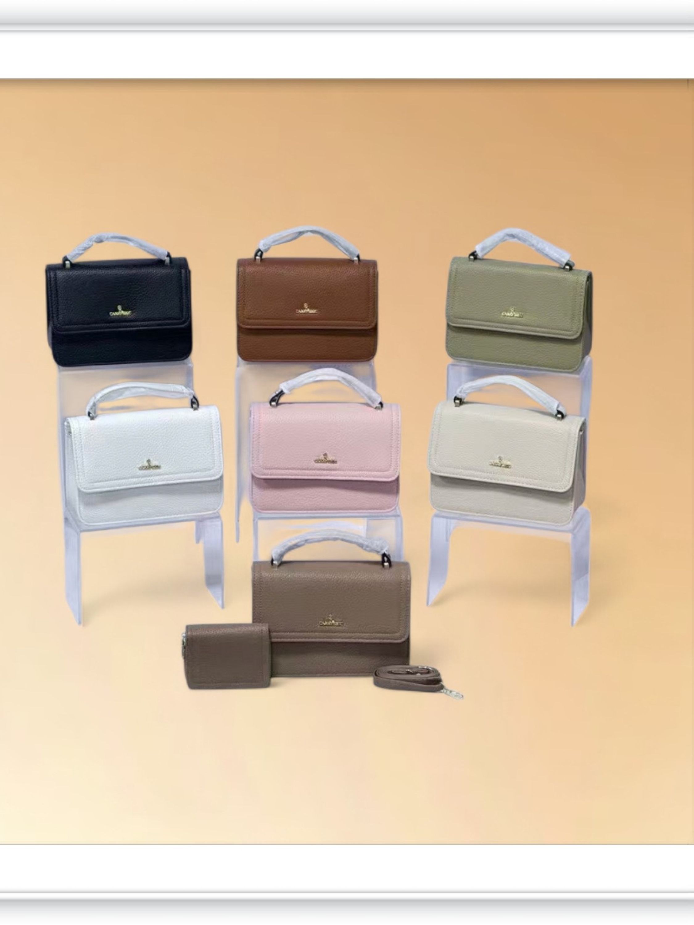 Bolsa feminina elegante e casual com carteira integrada. 884