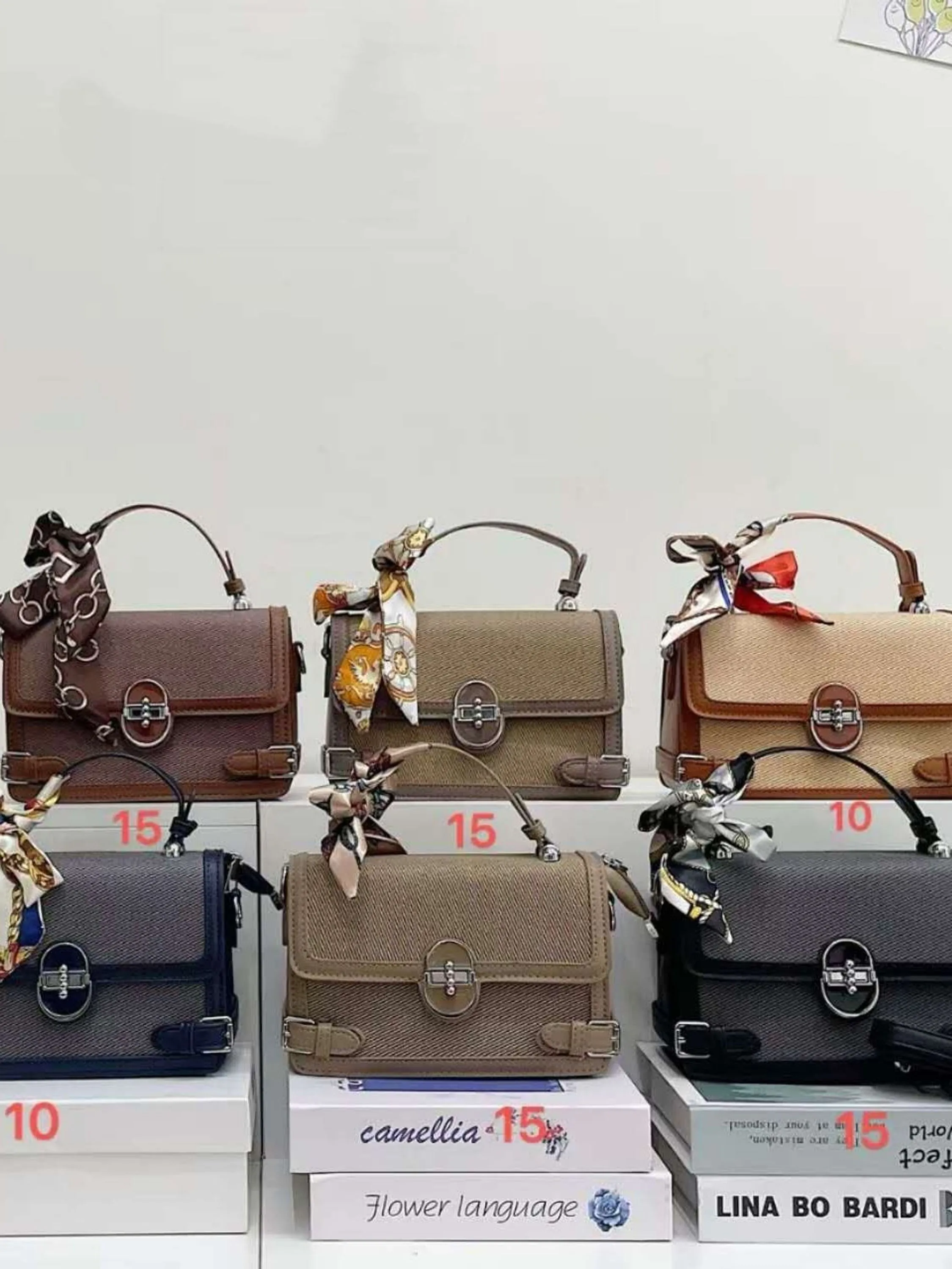 Bolsa bicolor da moda LN-40
