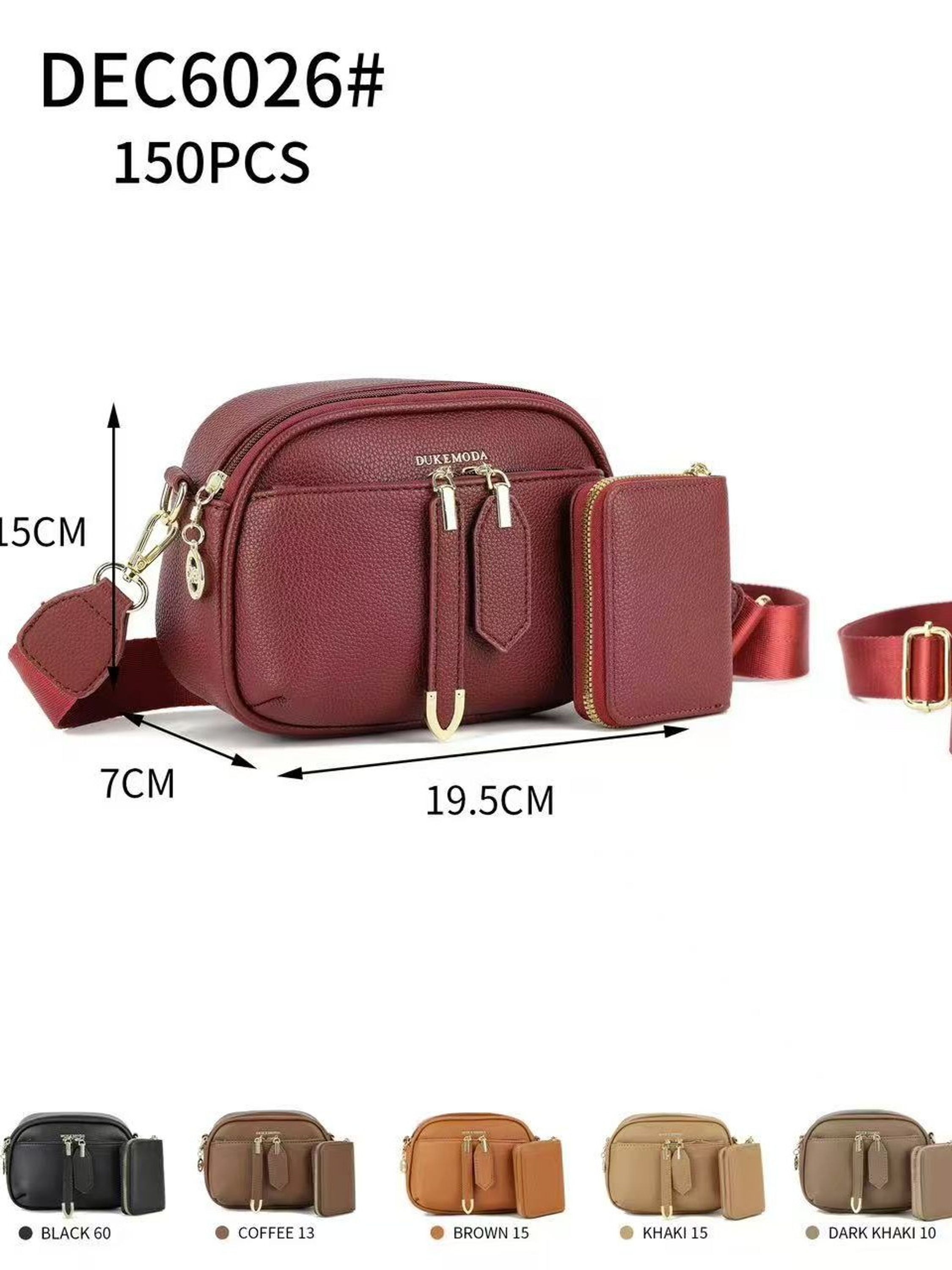 Bolsa feminina casual da moda com carteira DEC6026