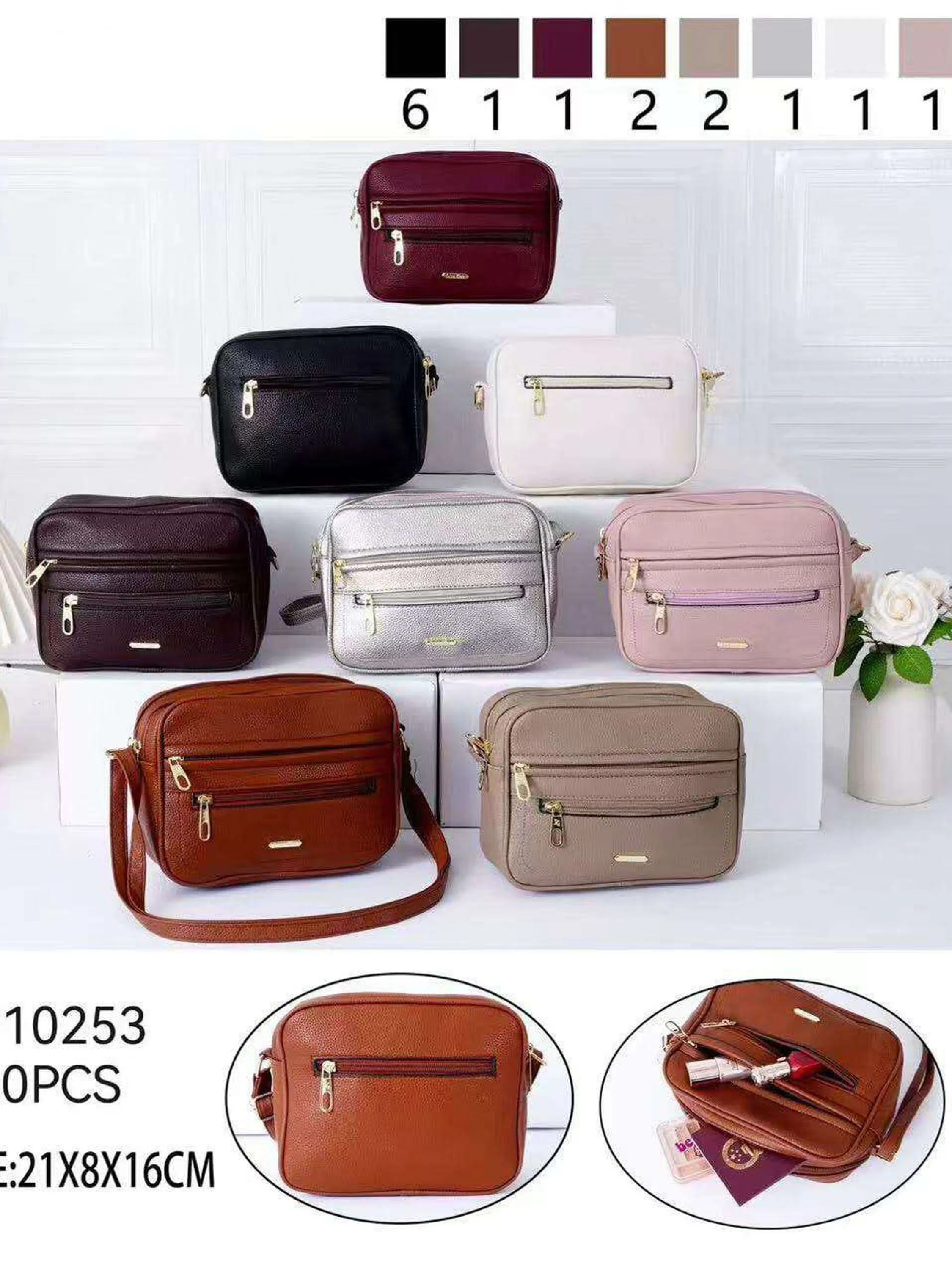 Bolsa mensageiro casual feminina LP-10253