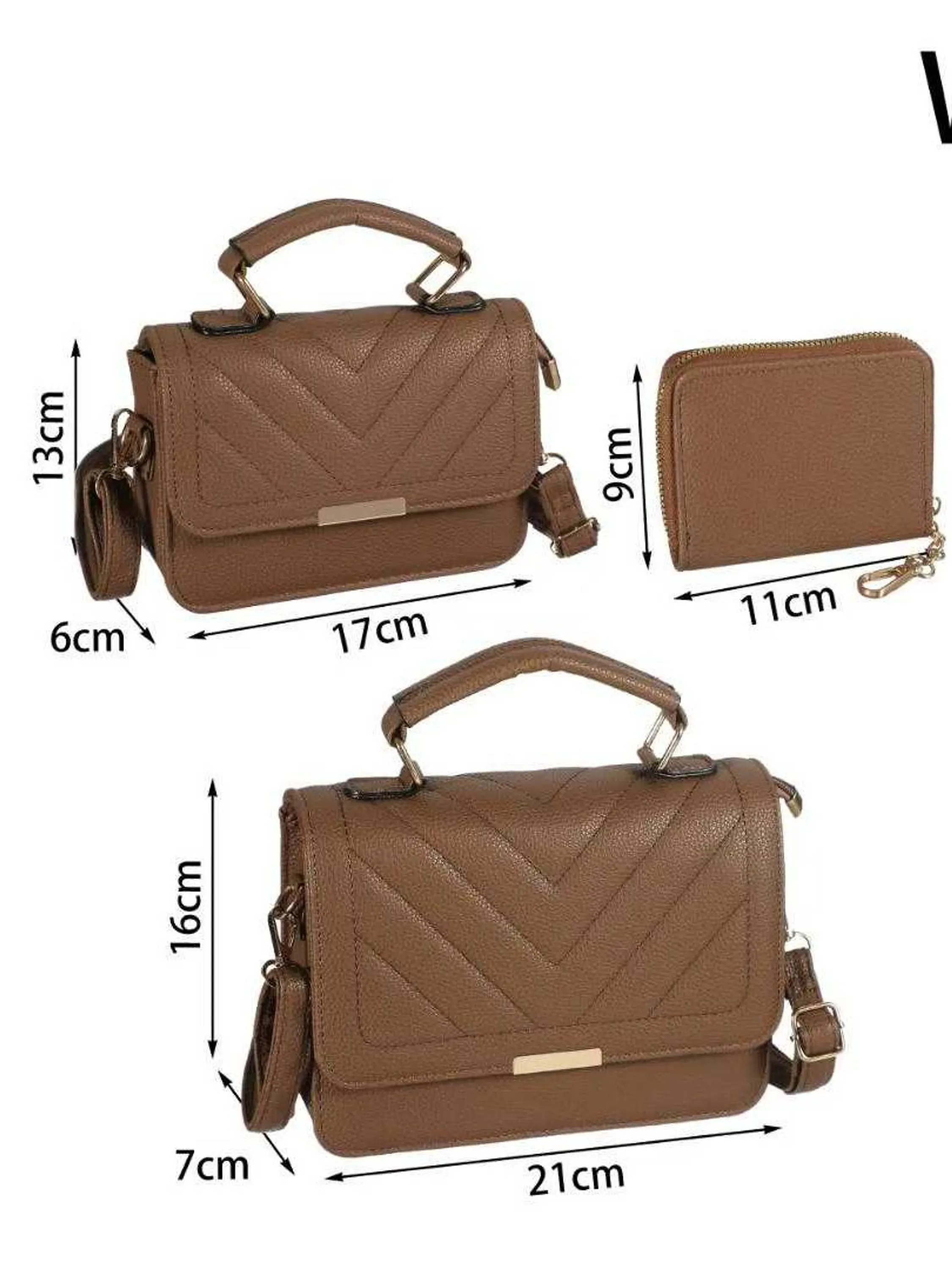 Terno feminino de duas peças com carteira W-11