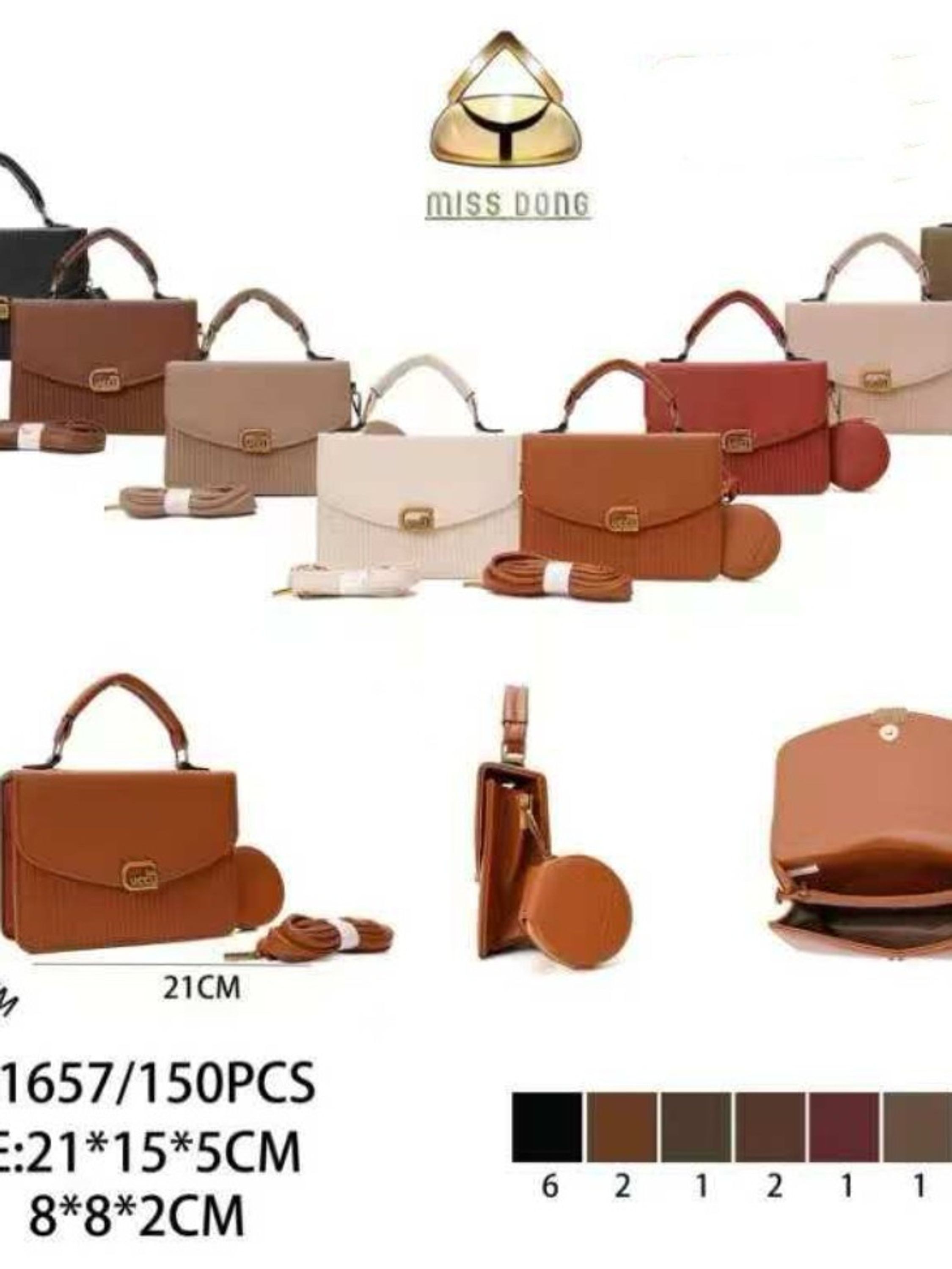 Bolsa feminina casual da moda com carteira DB-1657