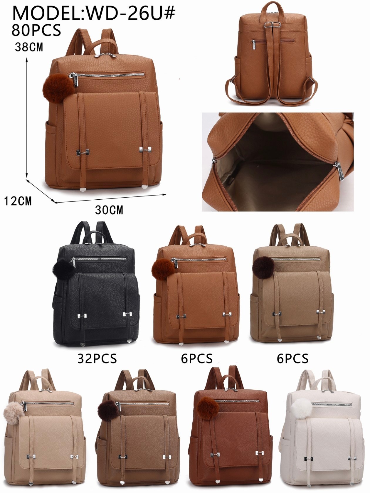 Mochila feminina casual e moderna 26U