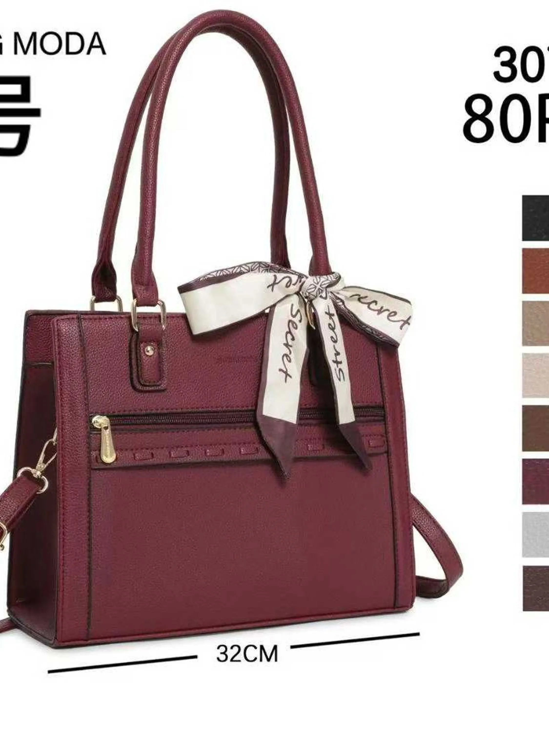 Bolsas femininas casuais da moda 3075