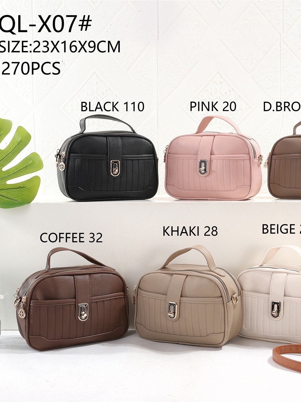 Bolsas femininas modernas e casuais X-07