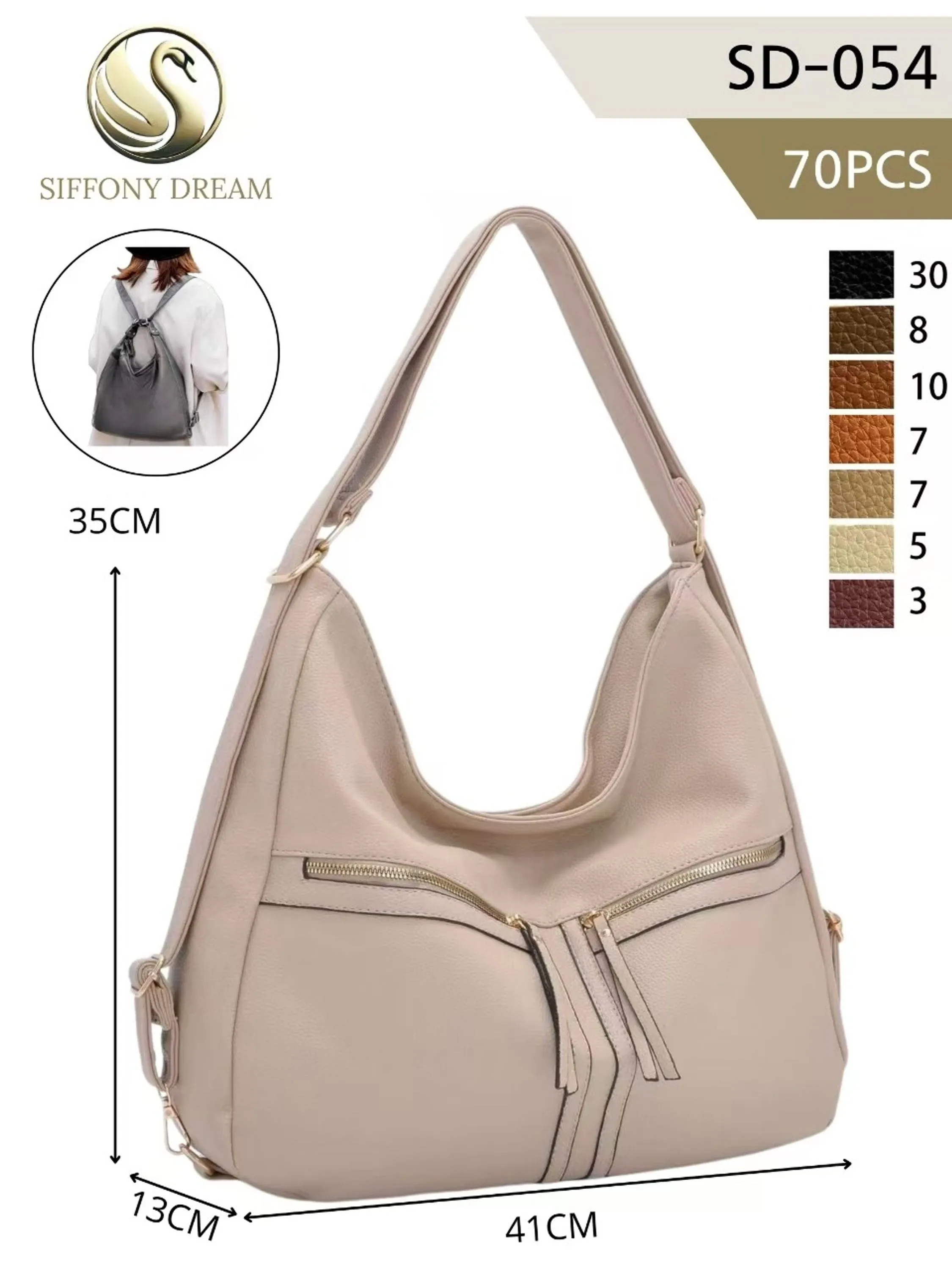 Bolsa mochilas casuais femininas SD-054