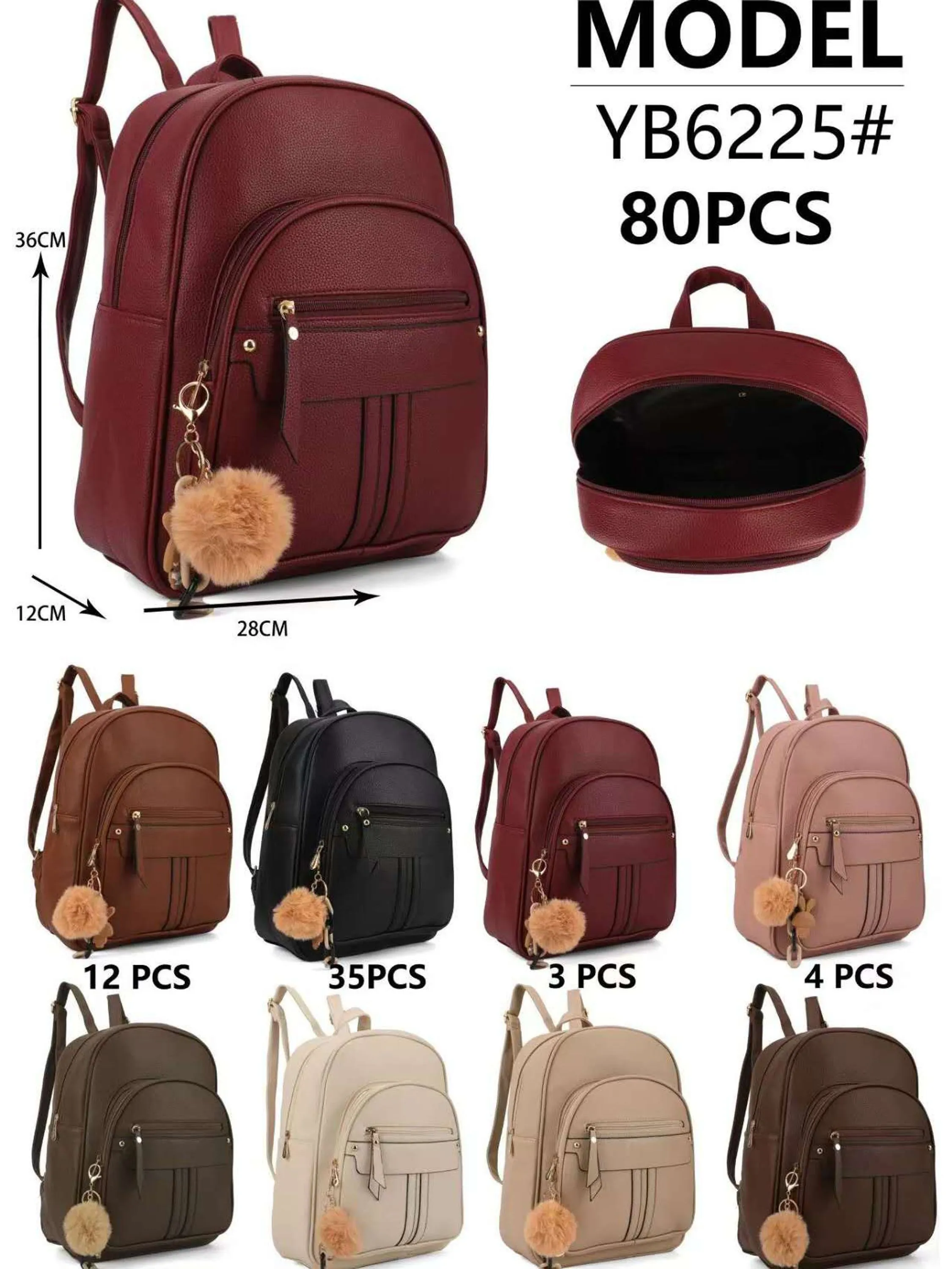Mochila feminina casual YB6225