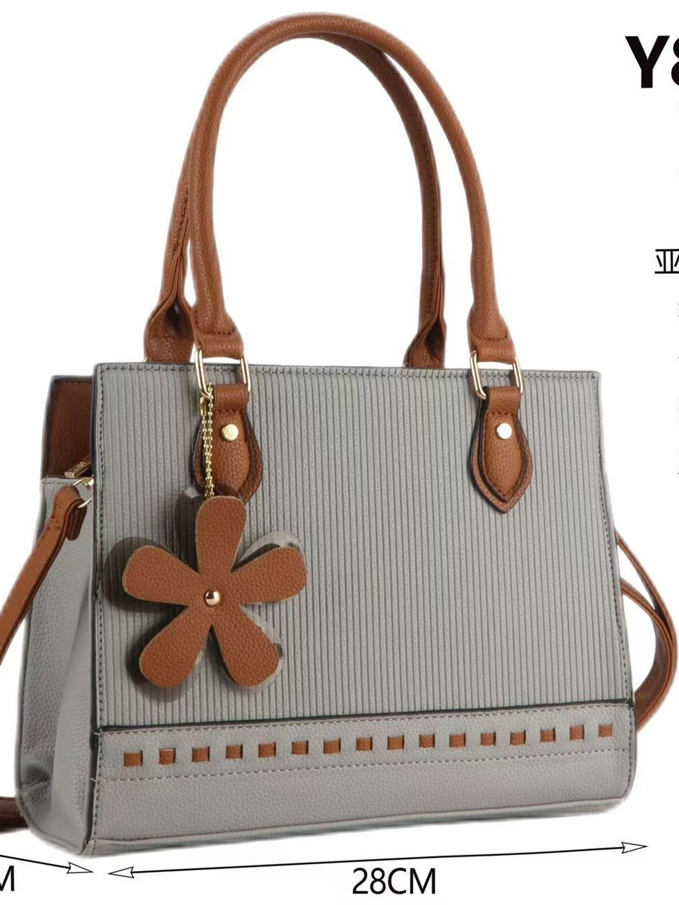 Bolsa feminina bicolor elegante e casual Y8001-2