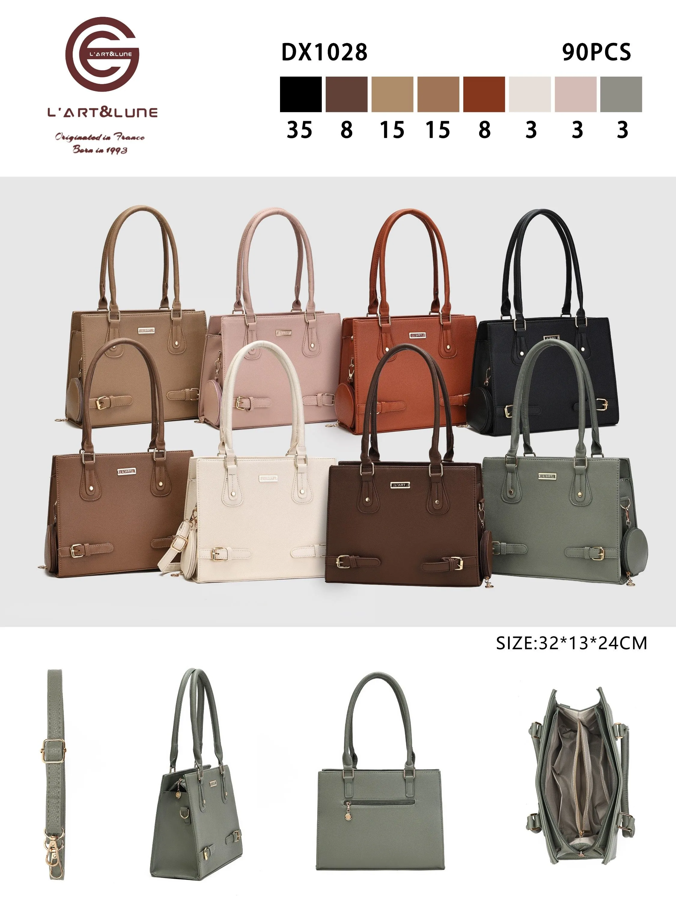 Bolsas femininas casuais da moda DX1028