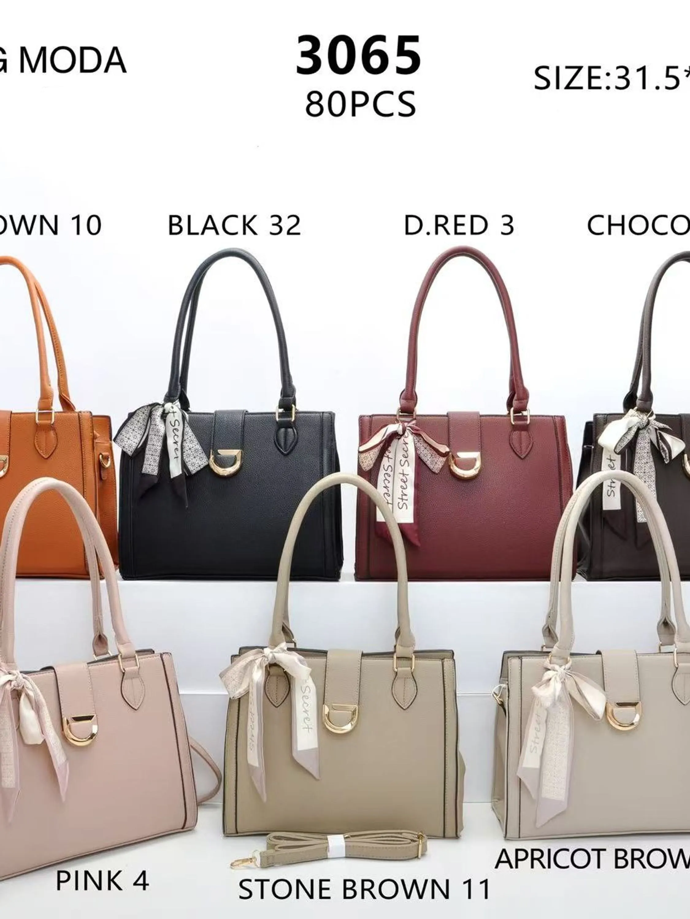 Bolsa feminina casual da moda 3065