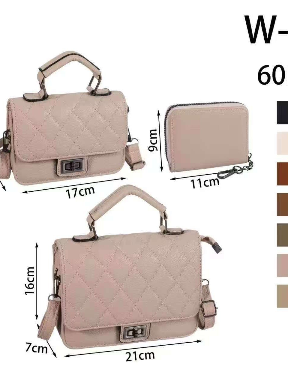 Conjunto feminino casual de duas peças com carteira.13