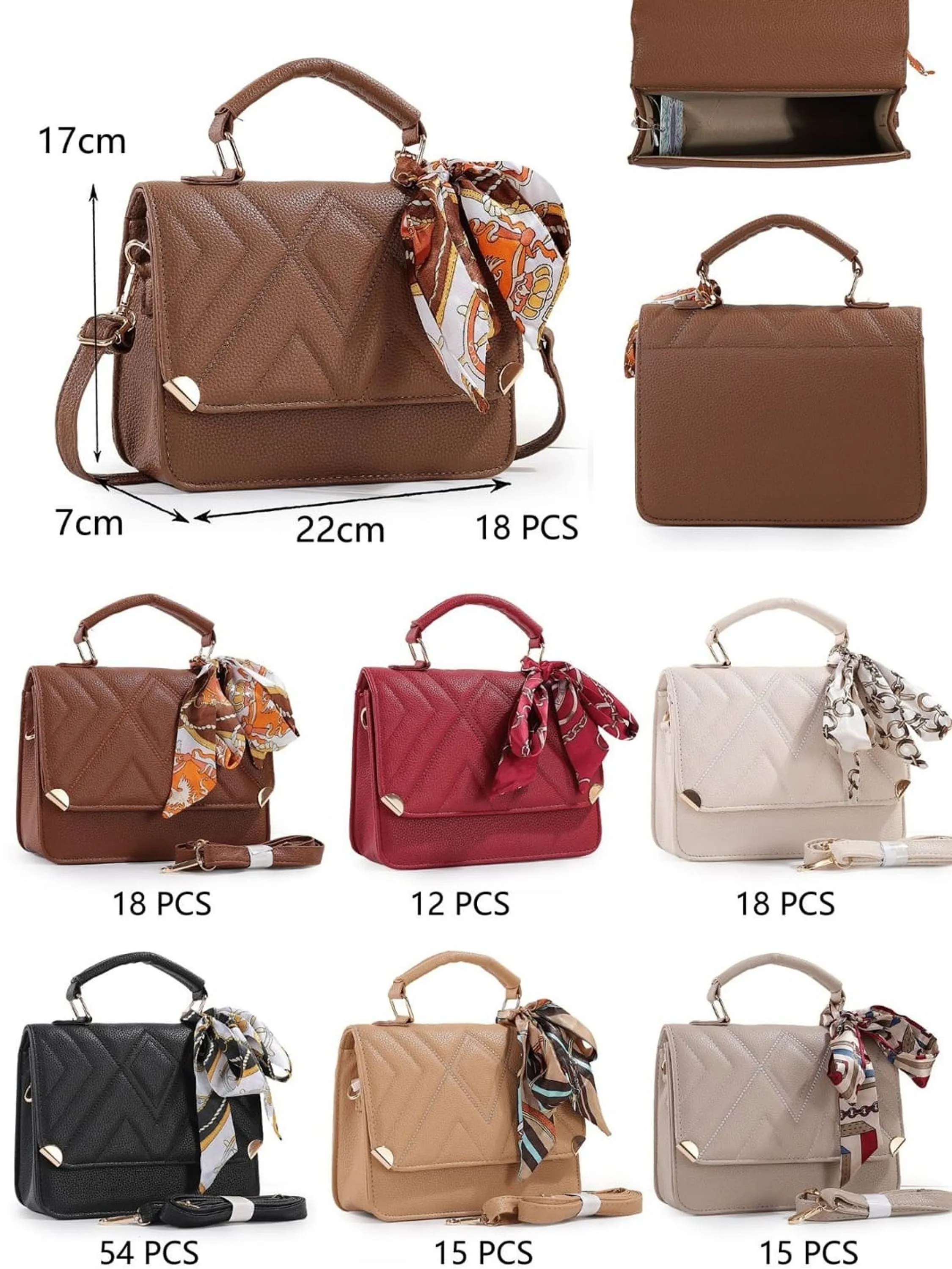 Bolsas femininas casuais com lenços -41
