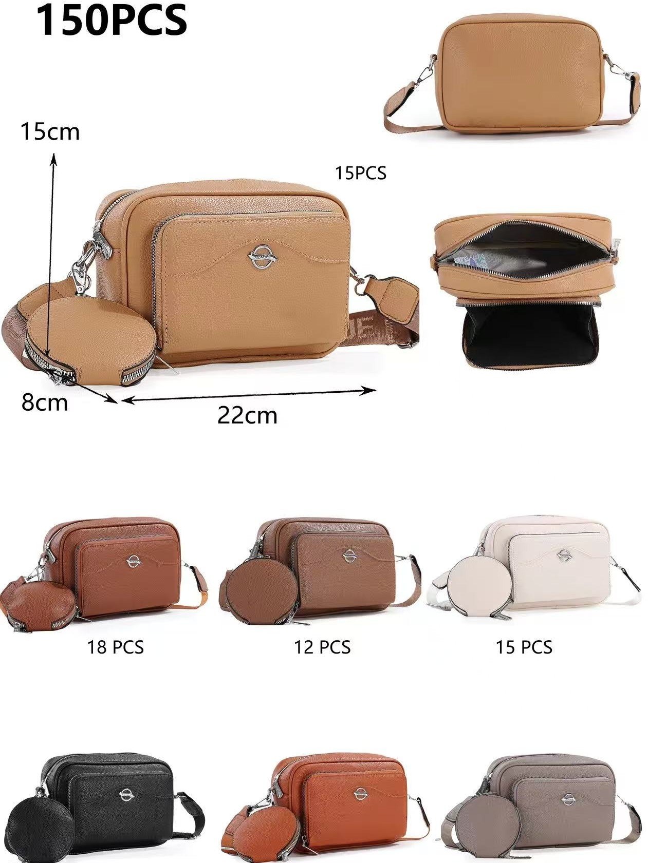 Bolsa transversal feminina casual e elegante X84