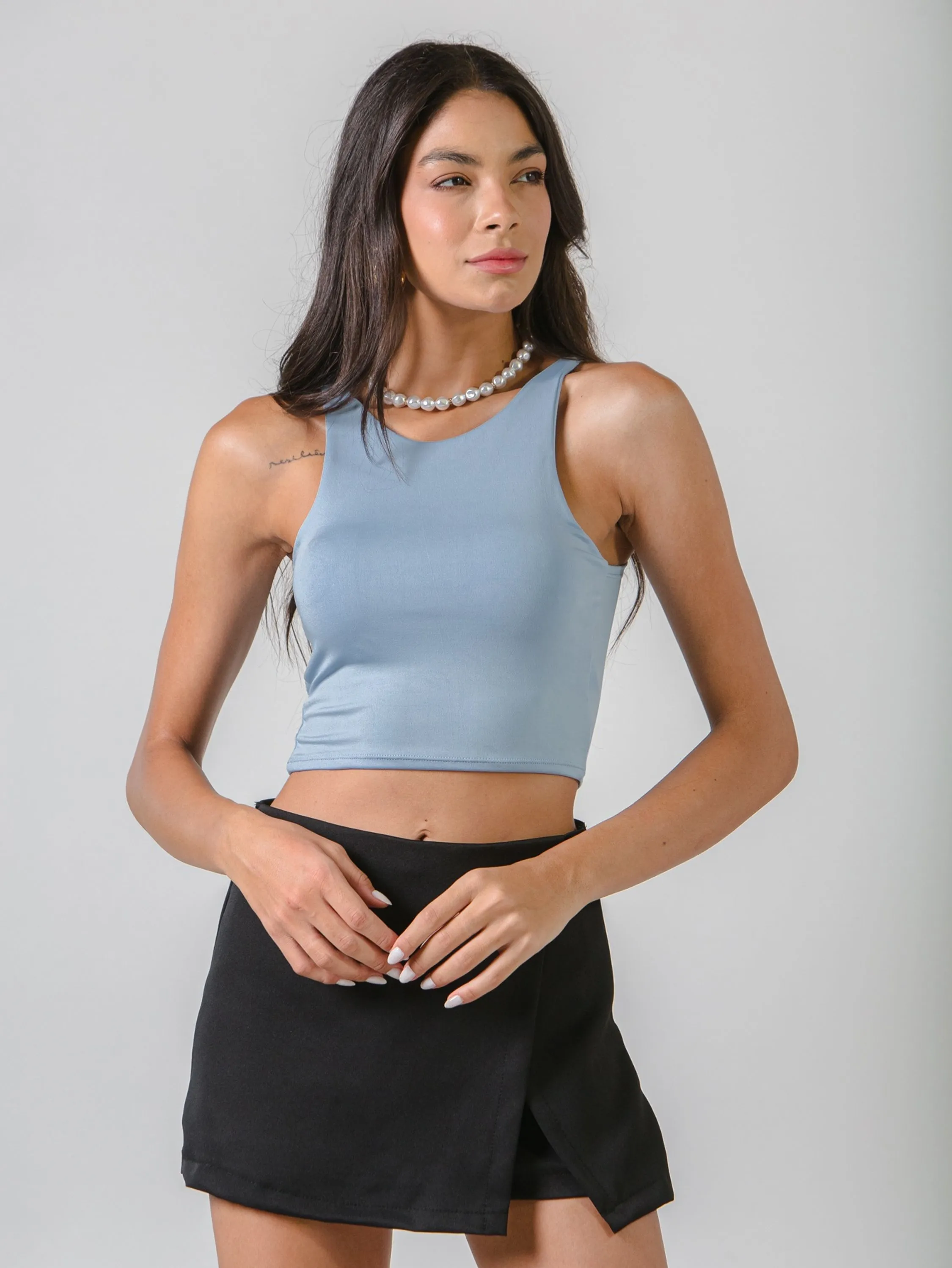 Regata Suplex Básica Moda Verão Fashion Cropped Gringa