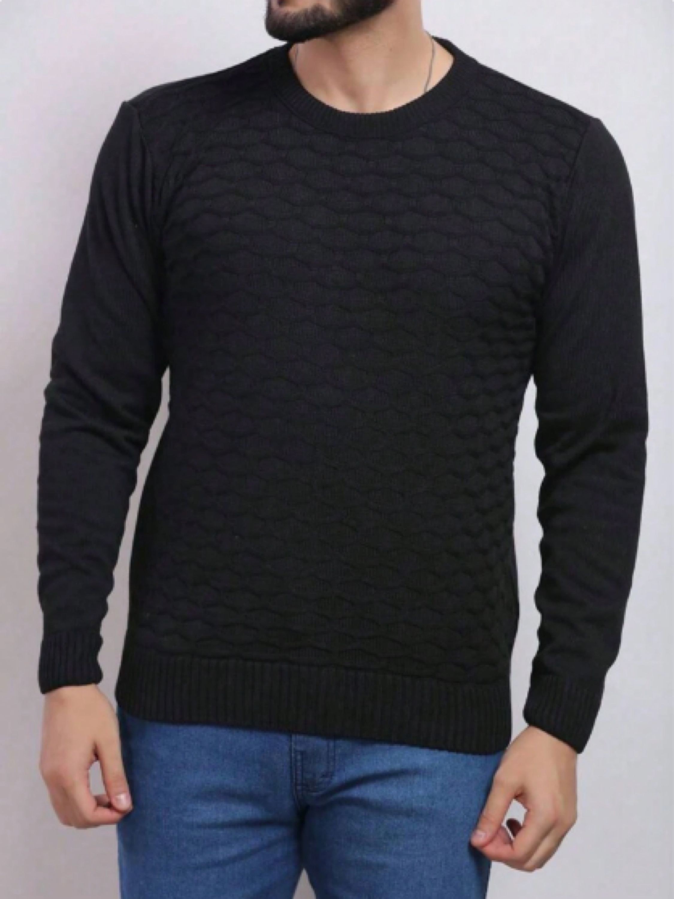 Suéter masculino Premium padrão Passe o inverno