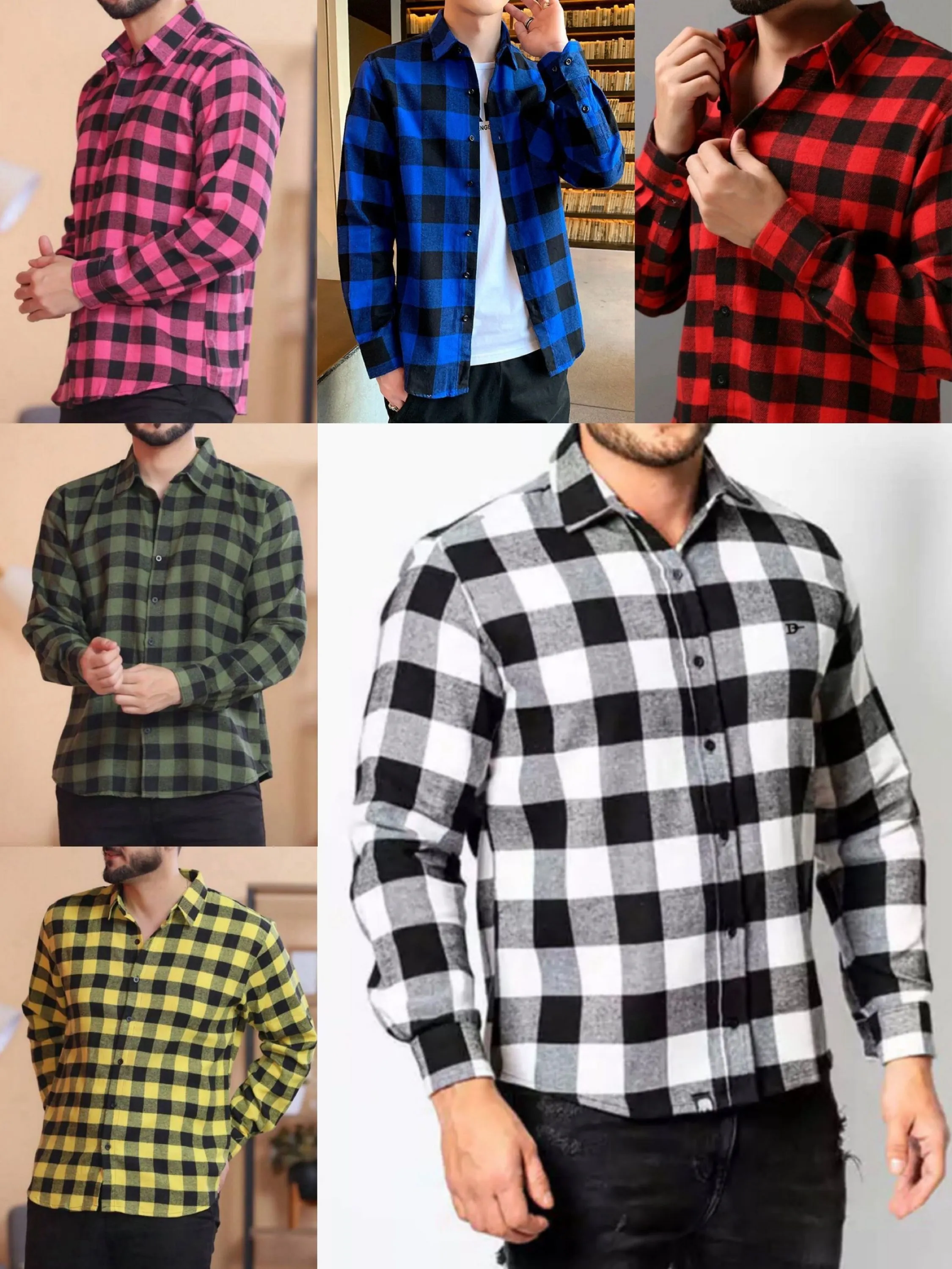 Blusa Xadrez Camisa Masculina Manga Longa Flanelada