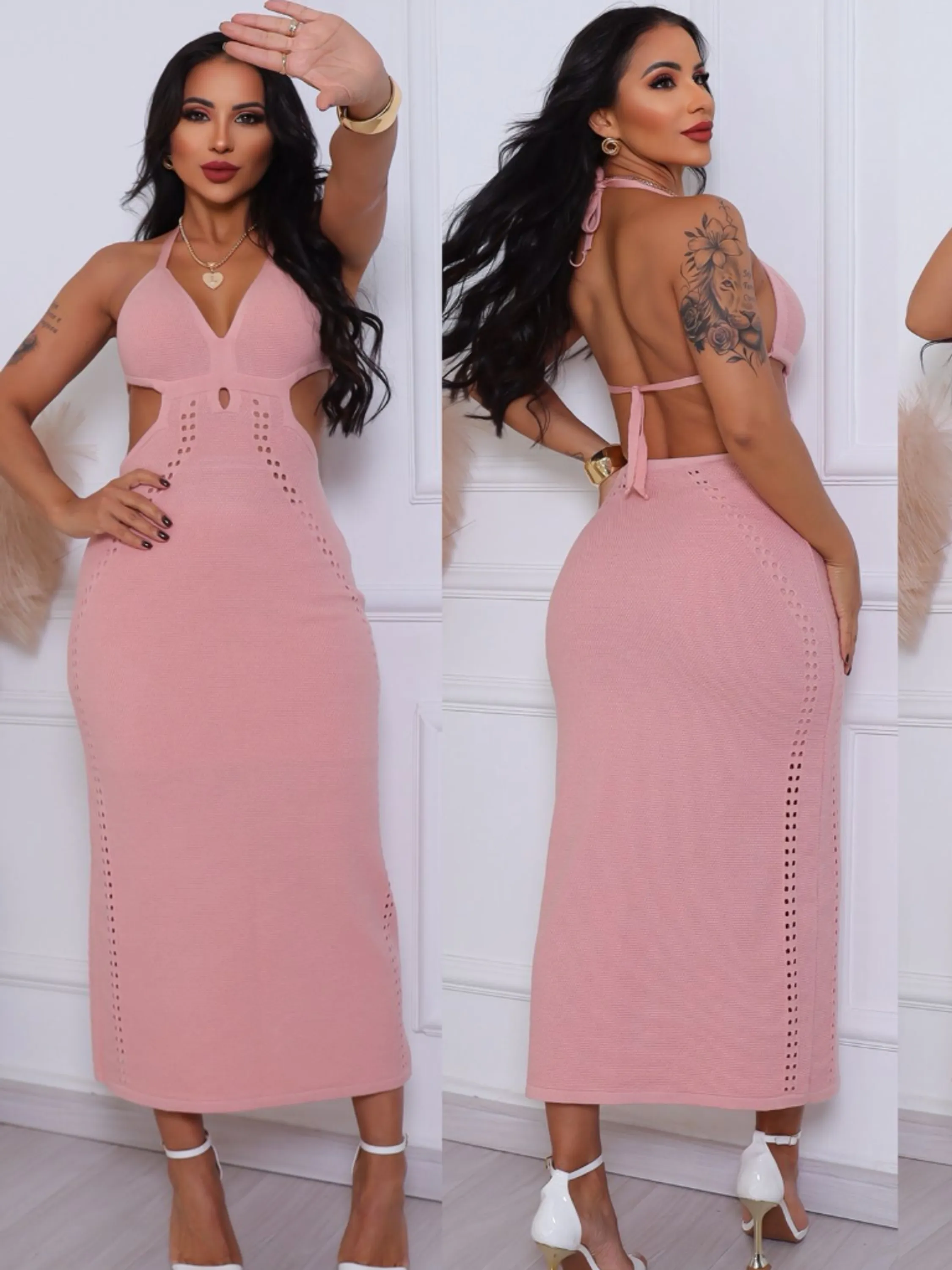 Vestido de modal MID tamanho